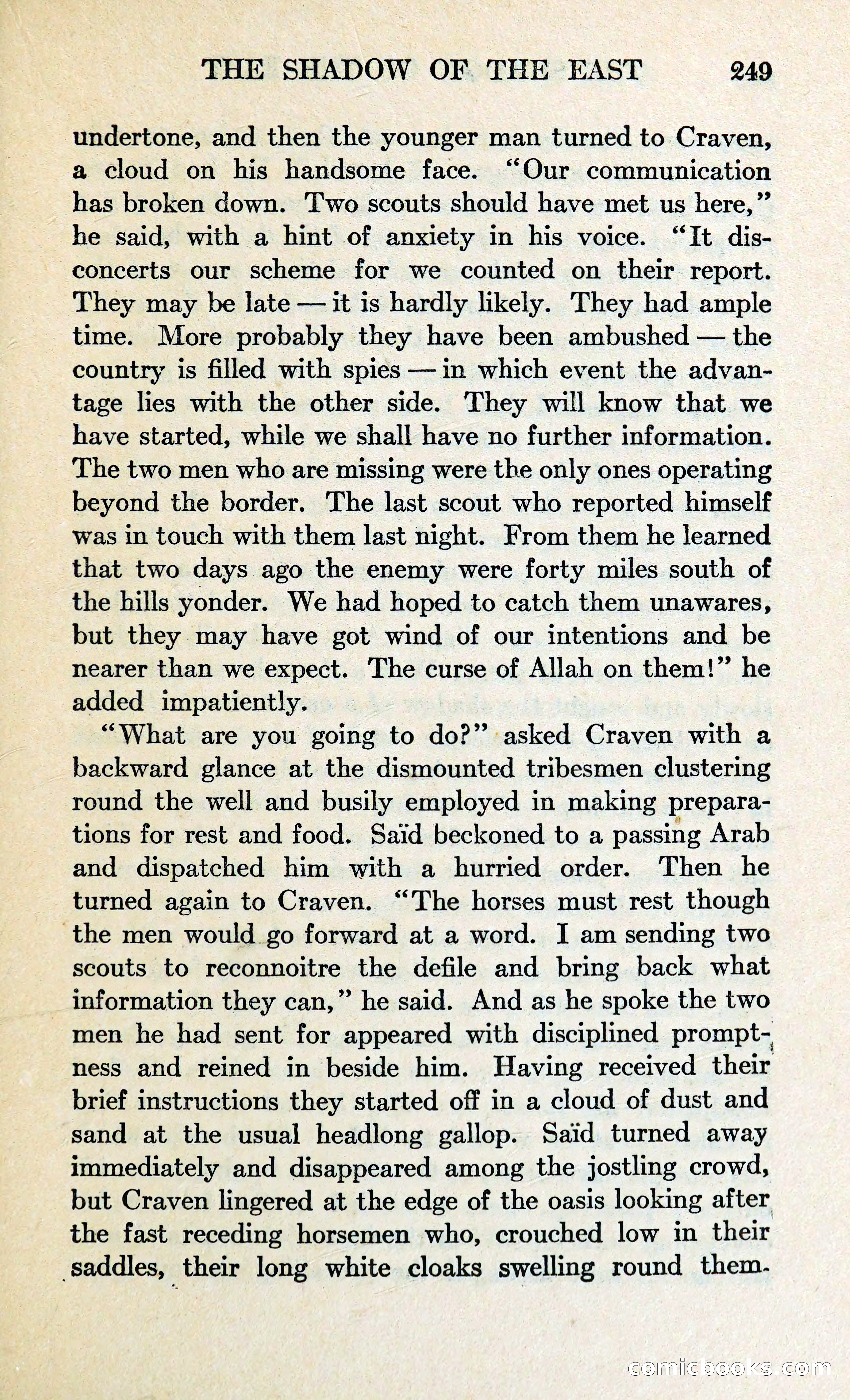 The Shadow of the East — page 262 of 337