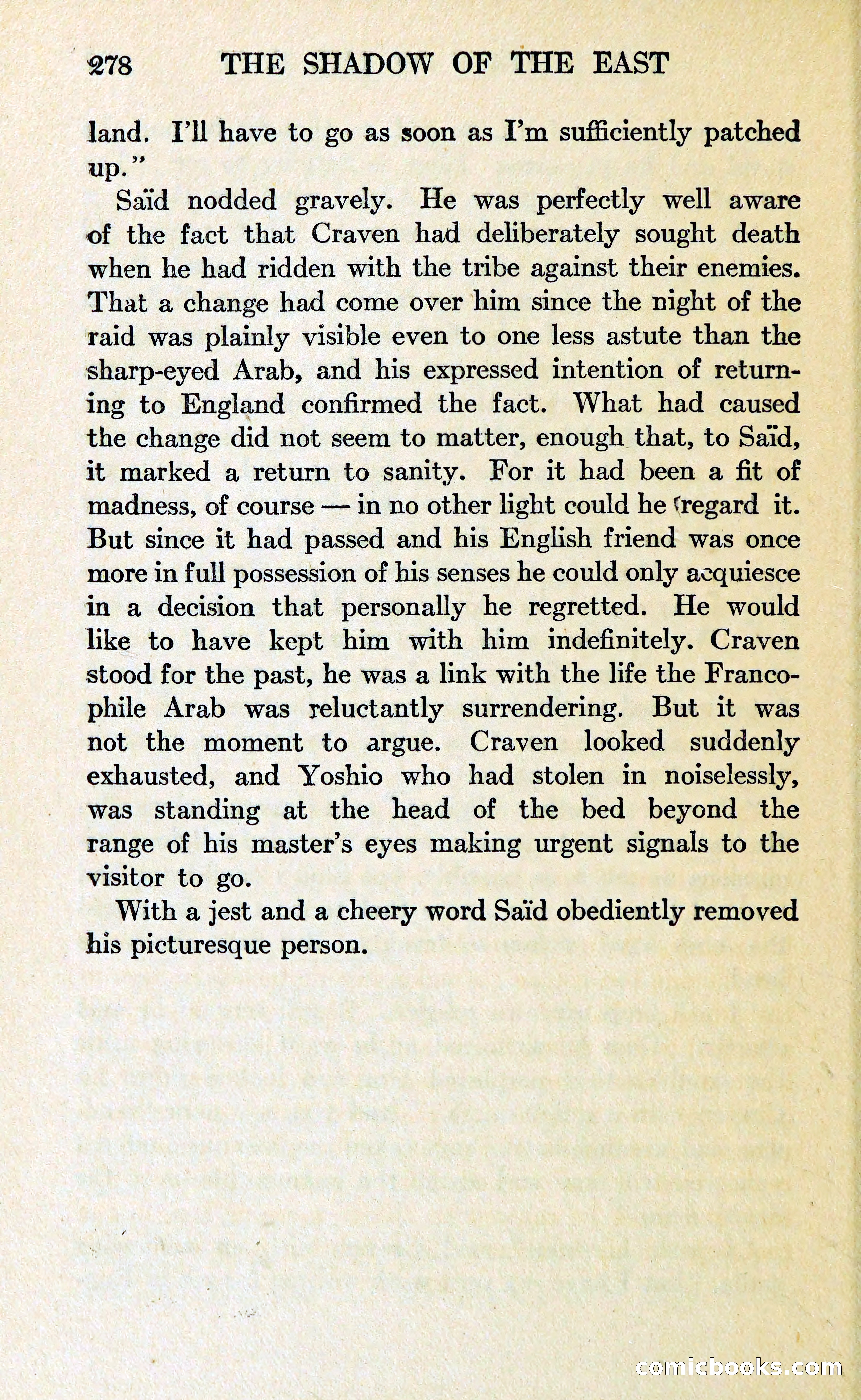 The Shadow of the East — page 291 of 337
