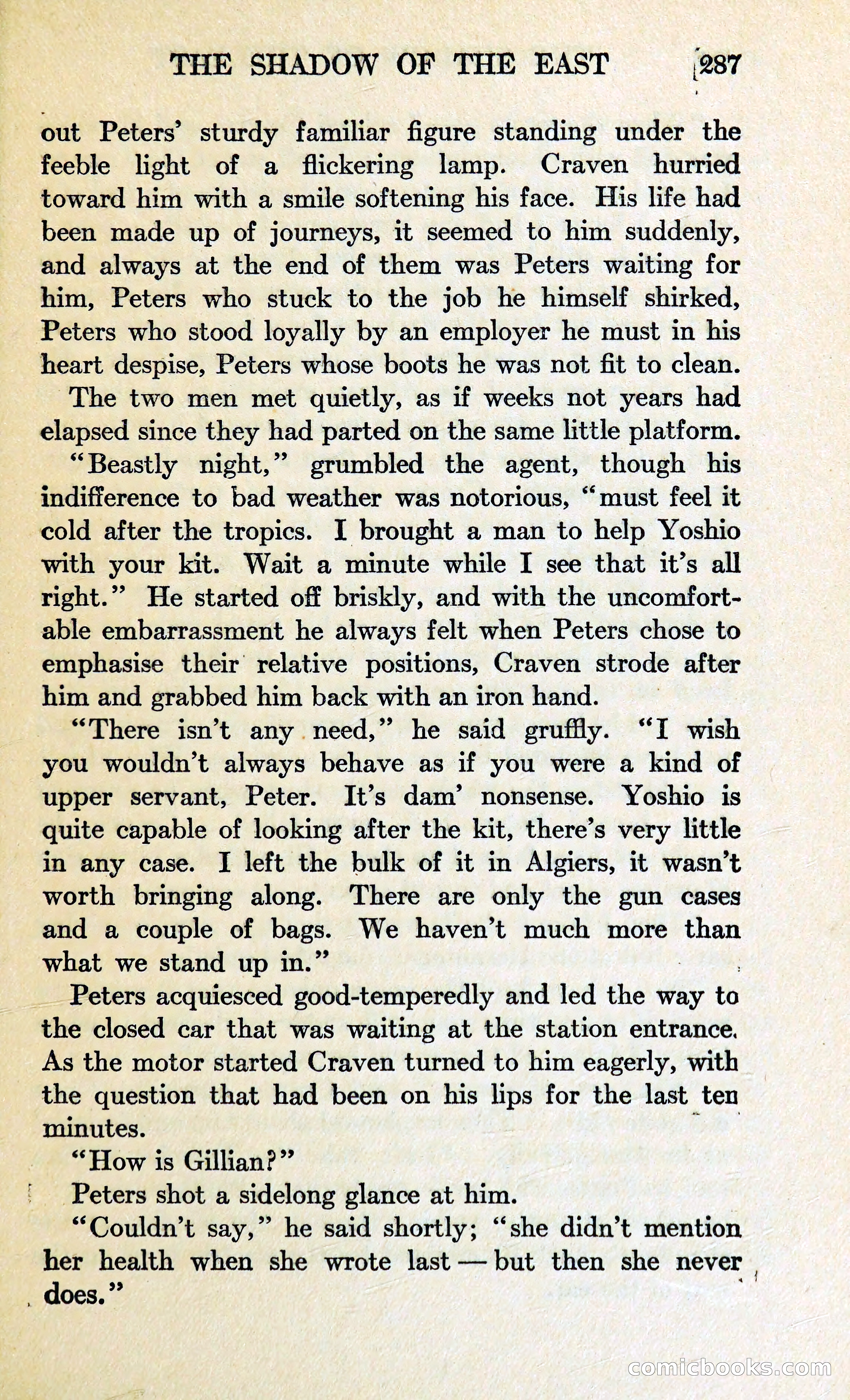 The Shadow of the East — page 300 of 337