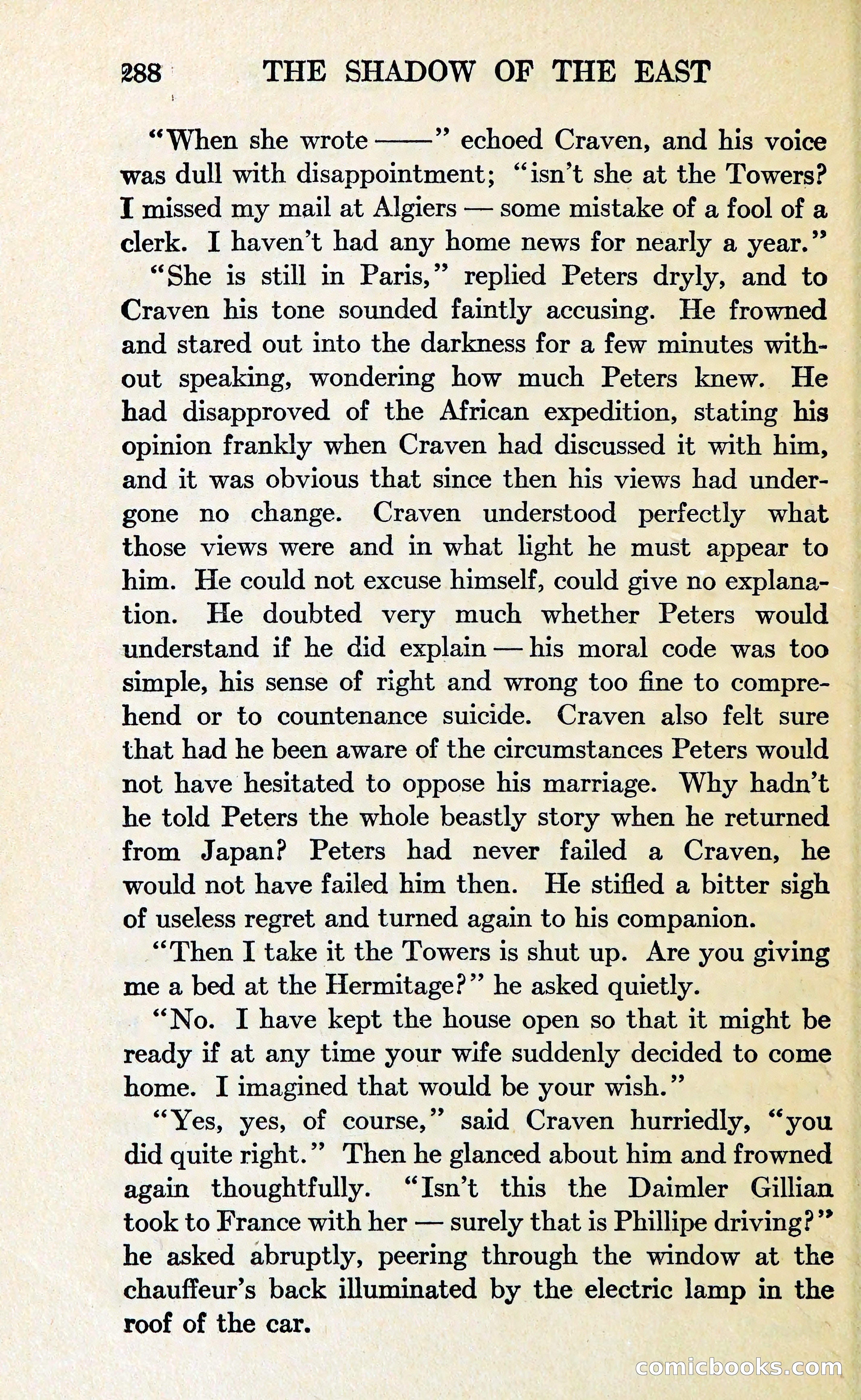 The Shadow of the East — page 301 of 337