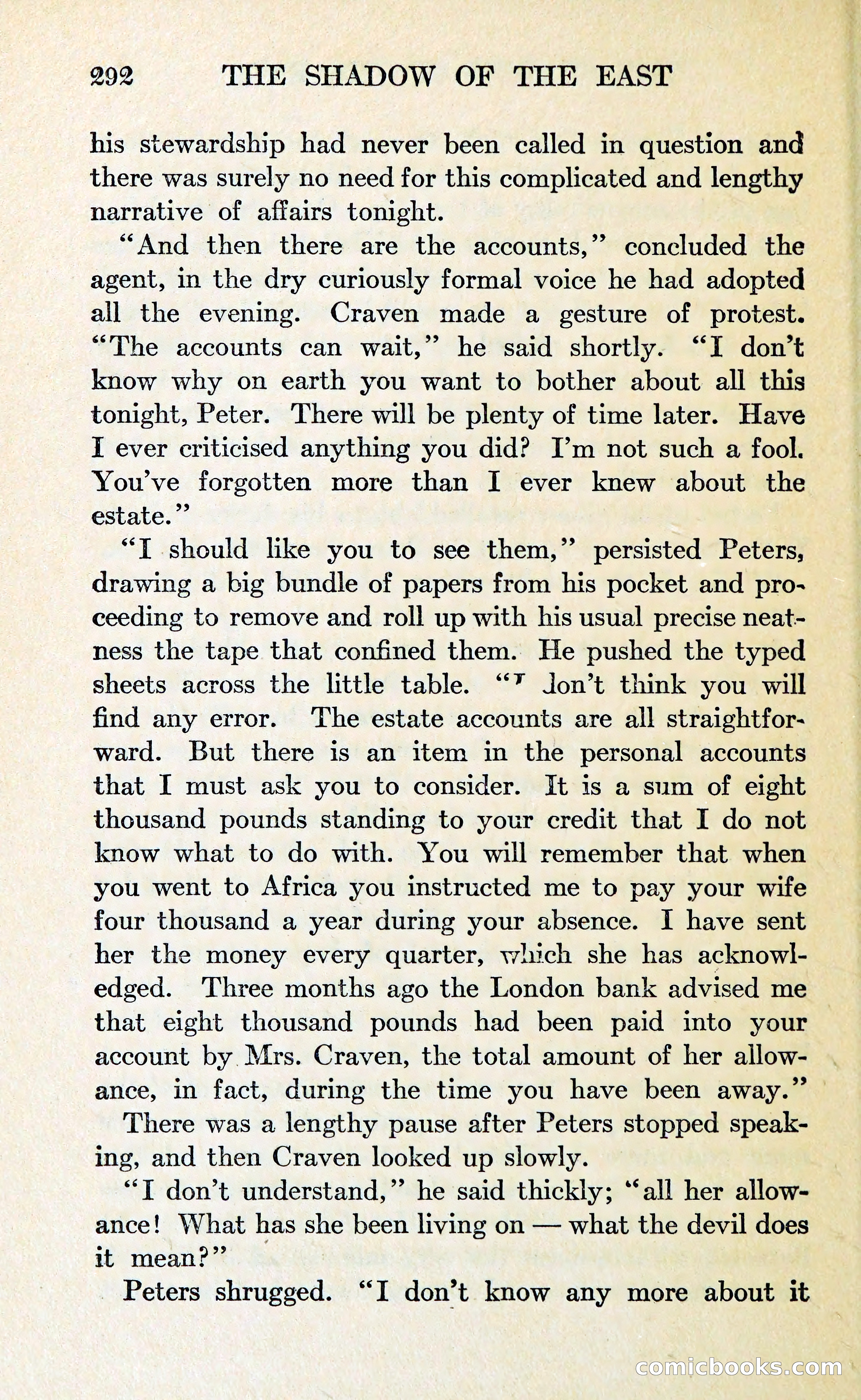 The Shadow of the East — page 305 of 337