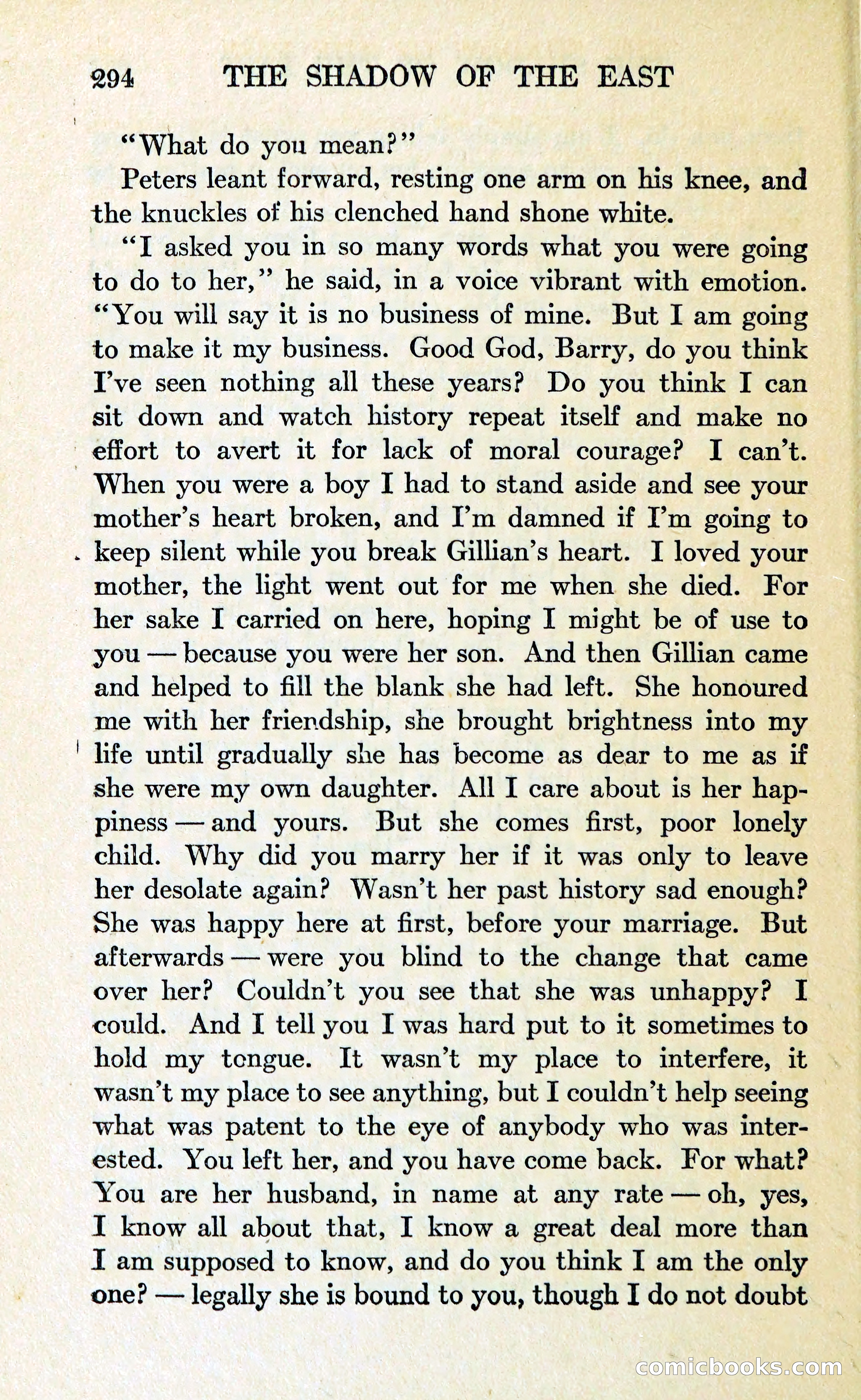 The Shadow of the East — page 307 of 337
