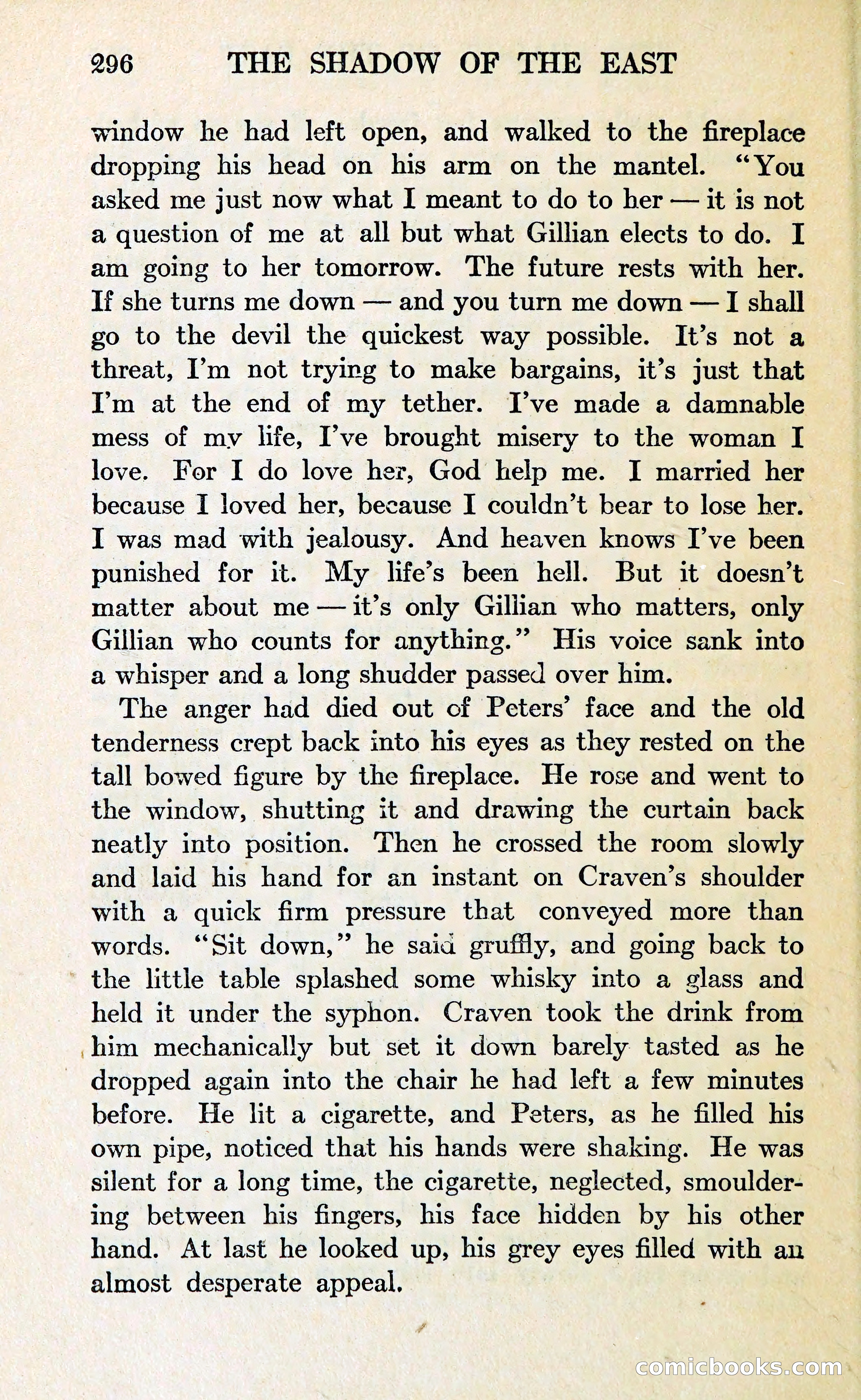 The Shadow of the East — page 309 of 337