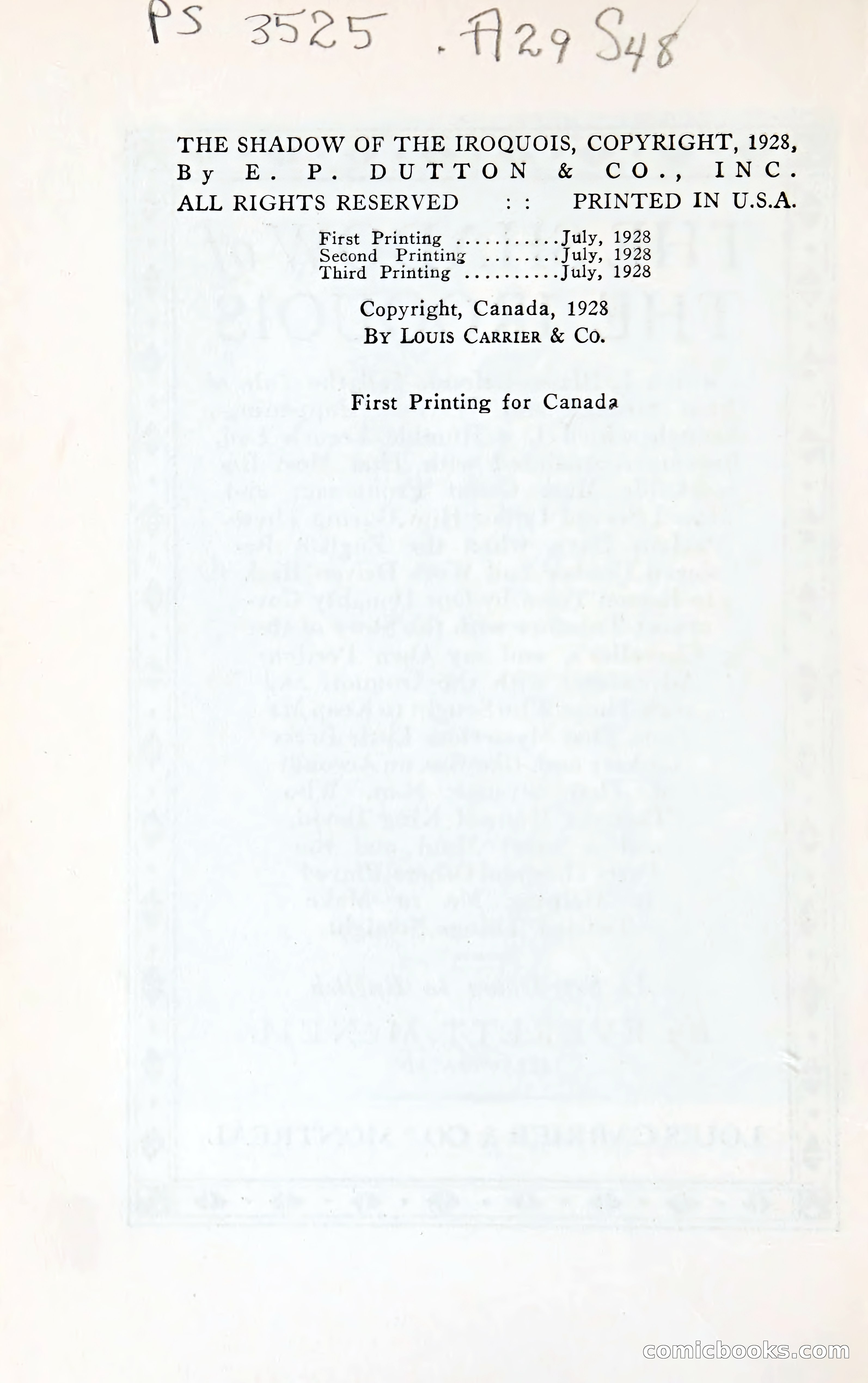 The Shadow of the Iroquois — page 11 of 399