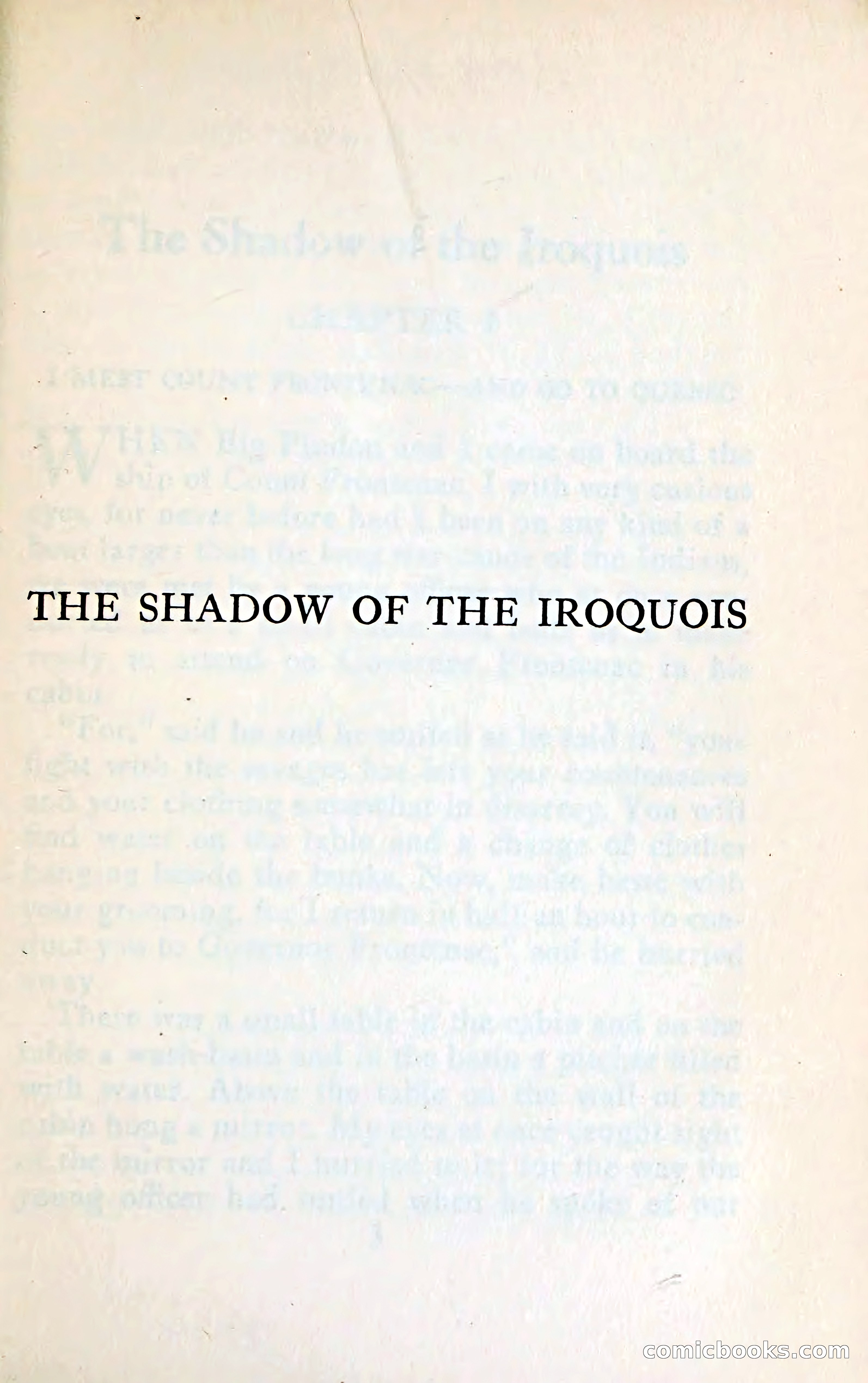 The Shadow of the Iroquois — page 18 of 399