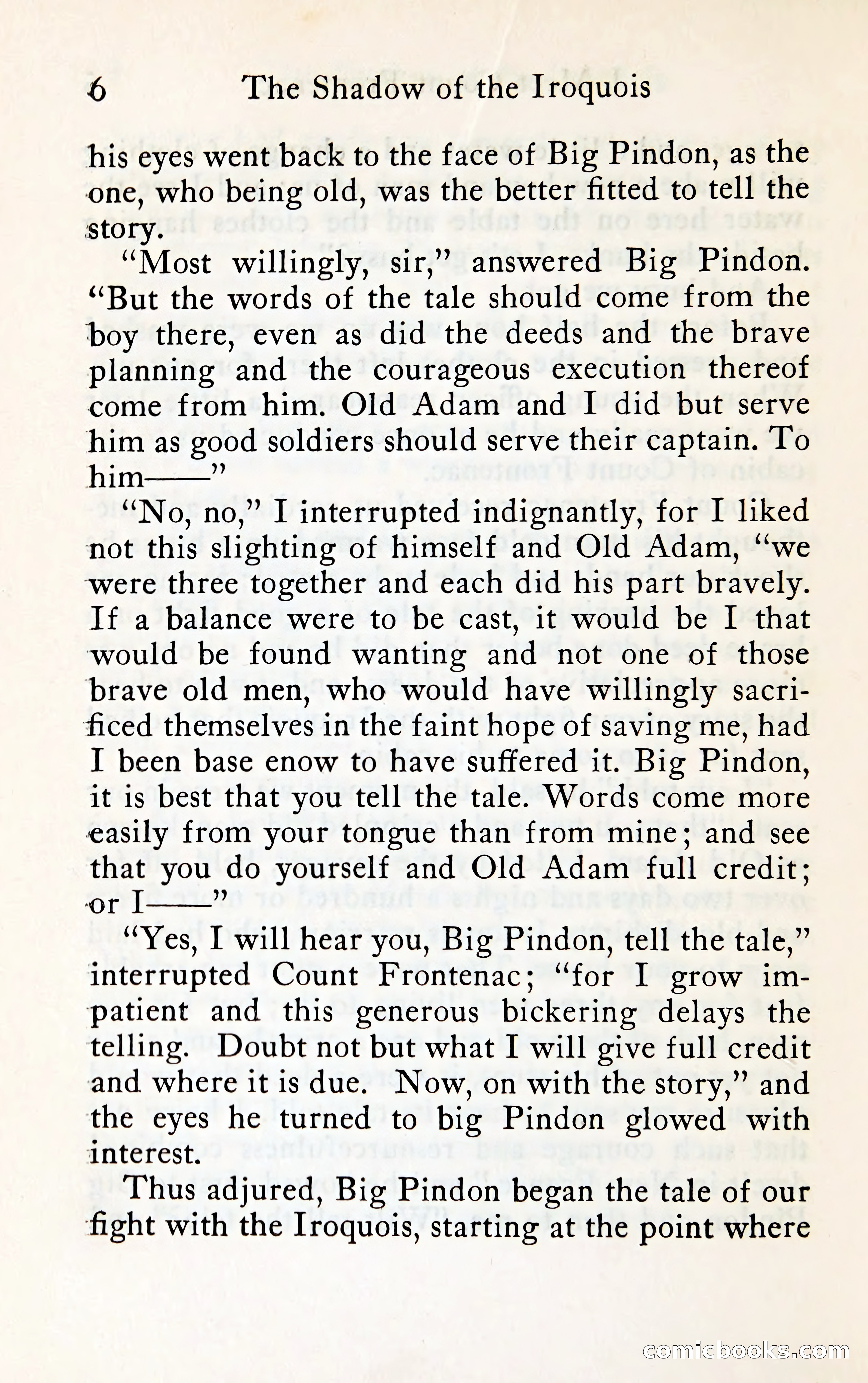 The Shadow of the Iroquois — page 23 of 399