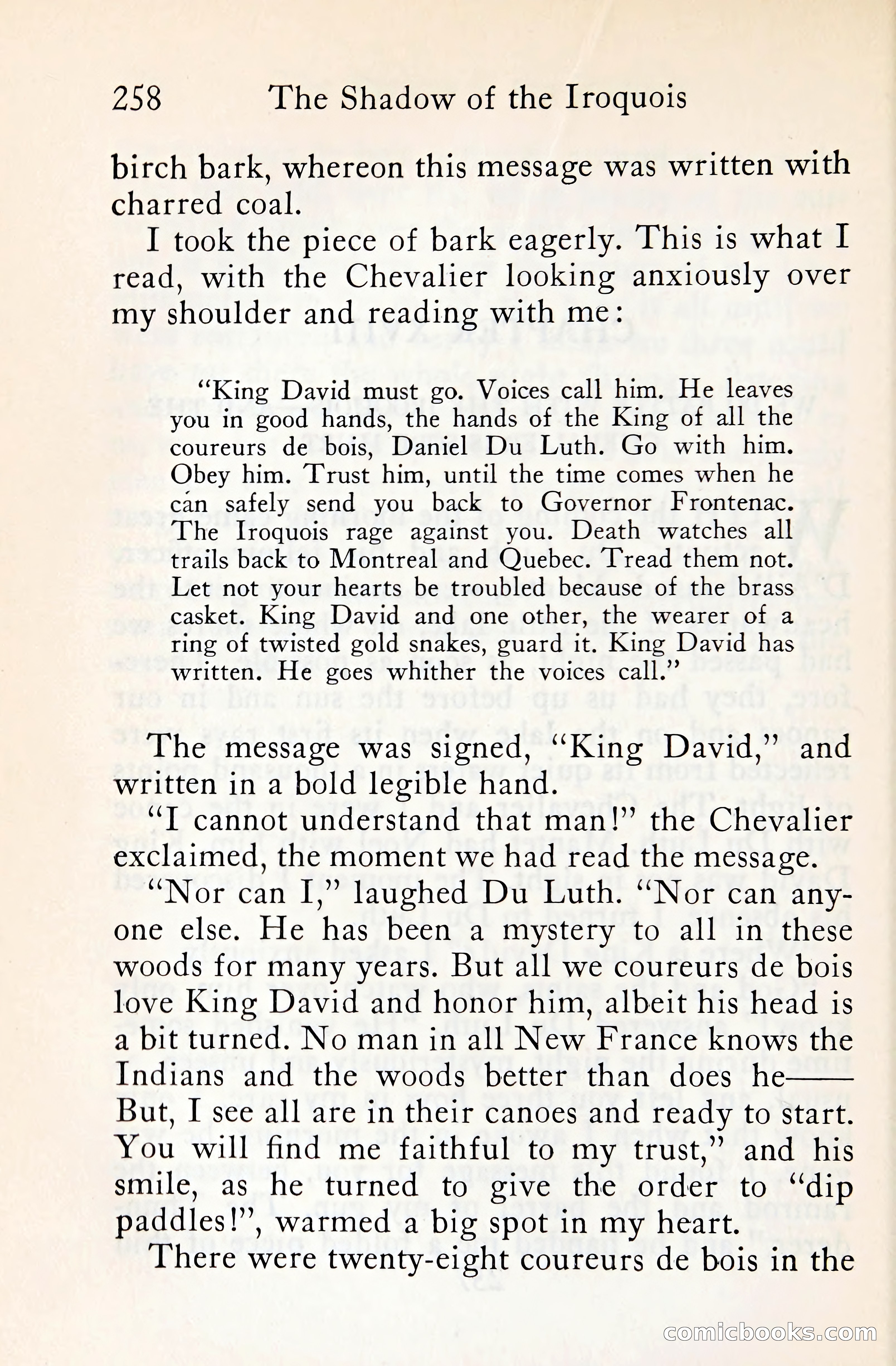 The Shadow of the Iroquois — page 279 of 399