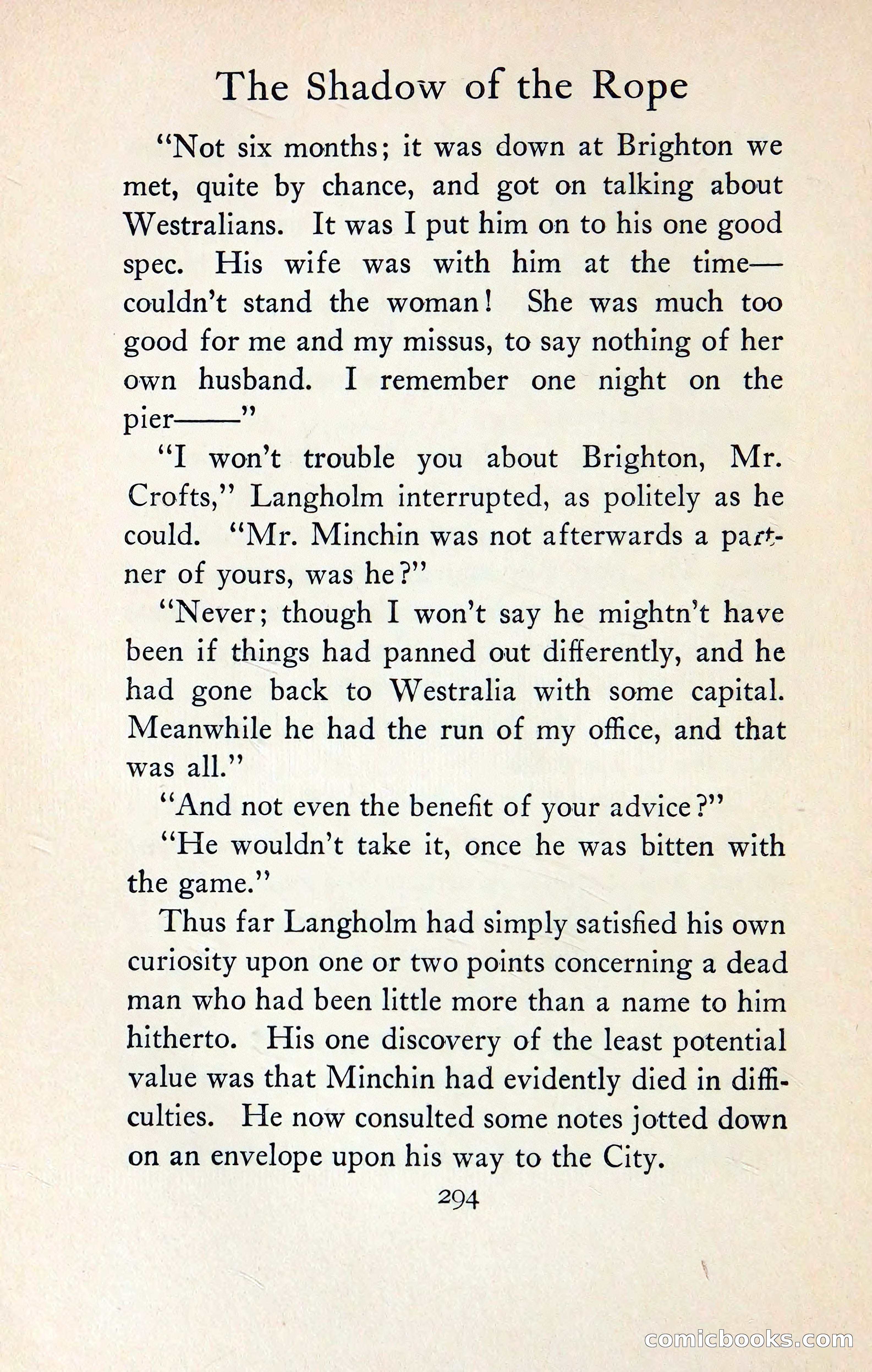 The Shadow of the Rope — page 313 of 399