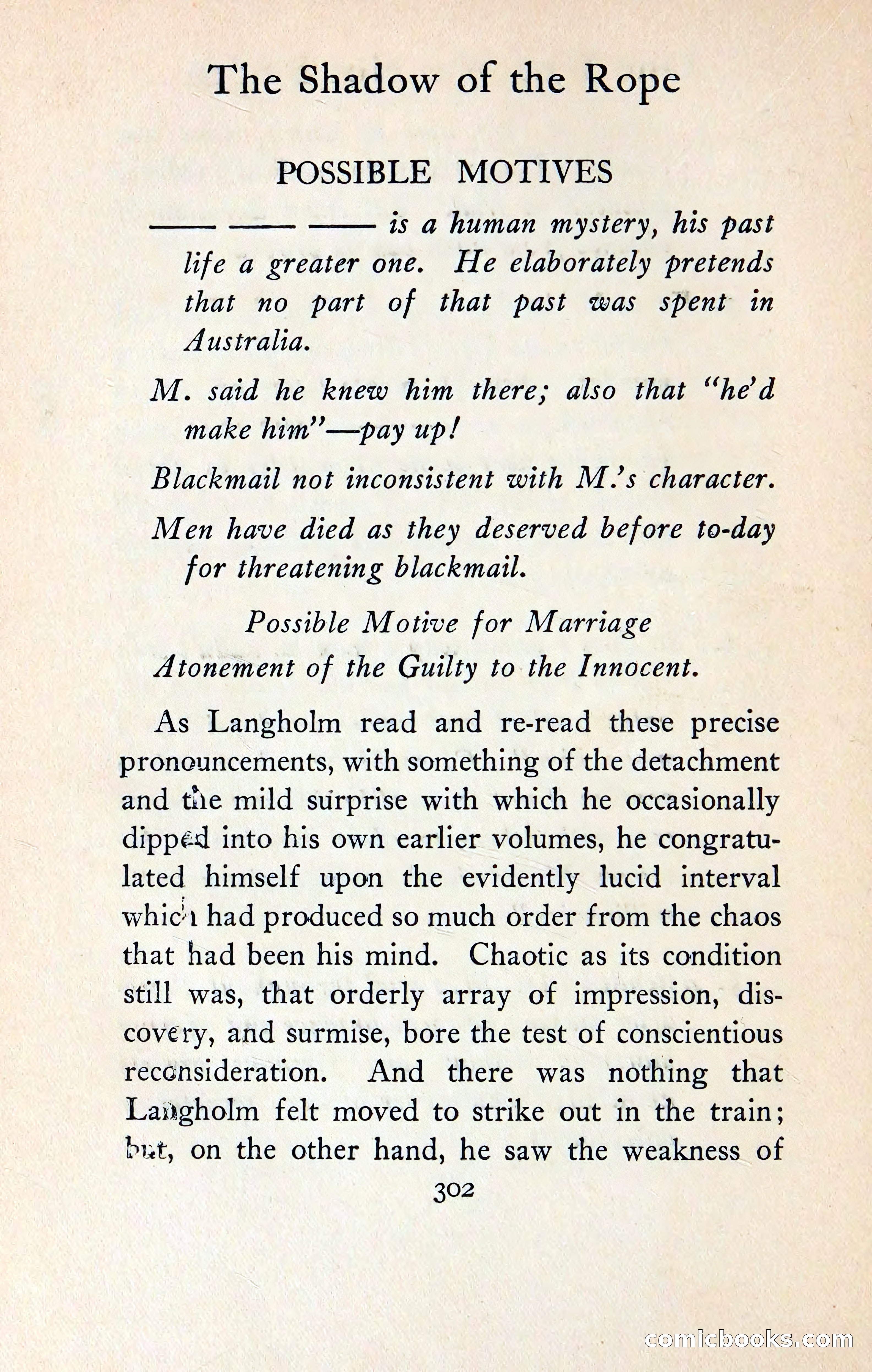 The Shadow of the Rope — page 321 of 399