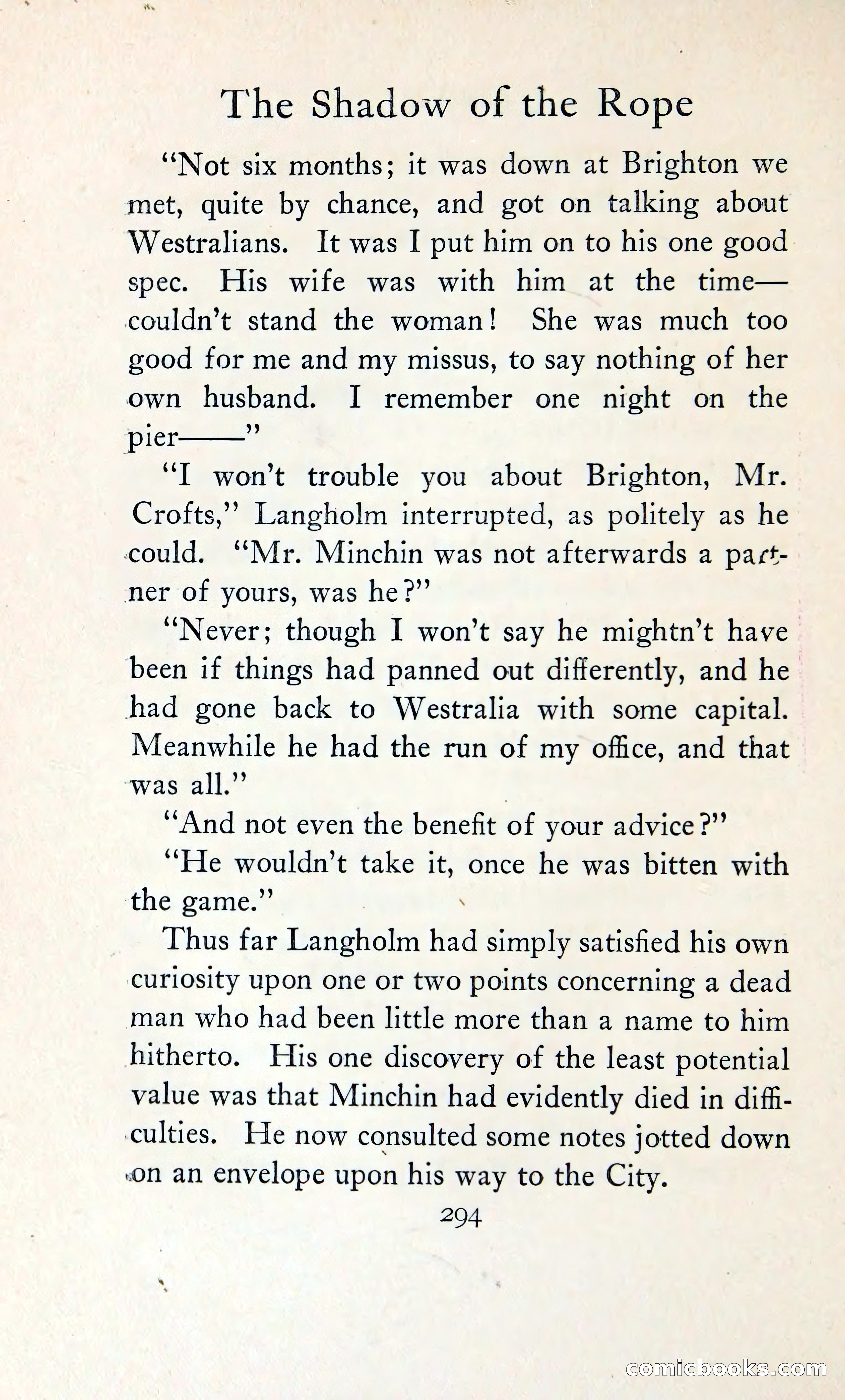 The Shadow of the Rope — page 313 of 394