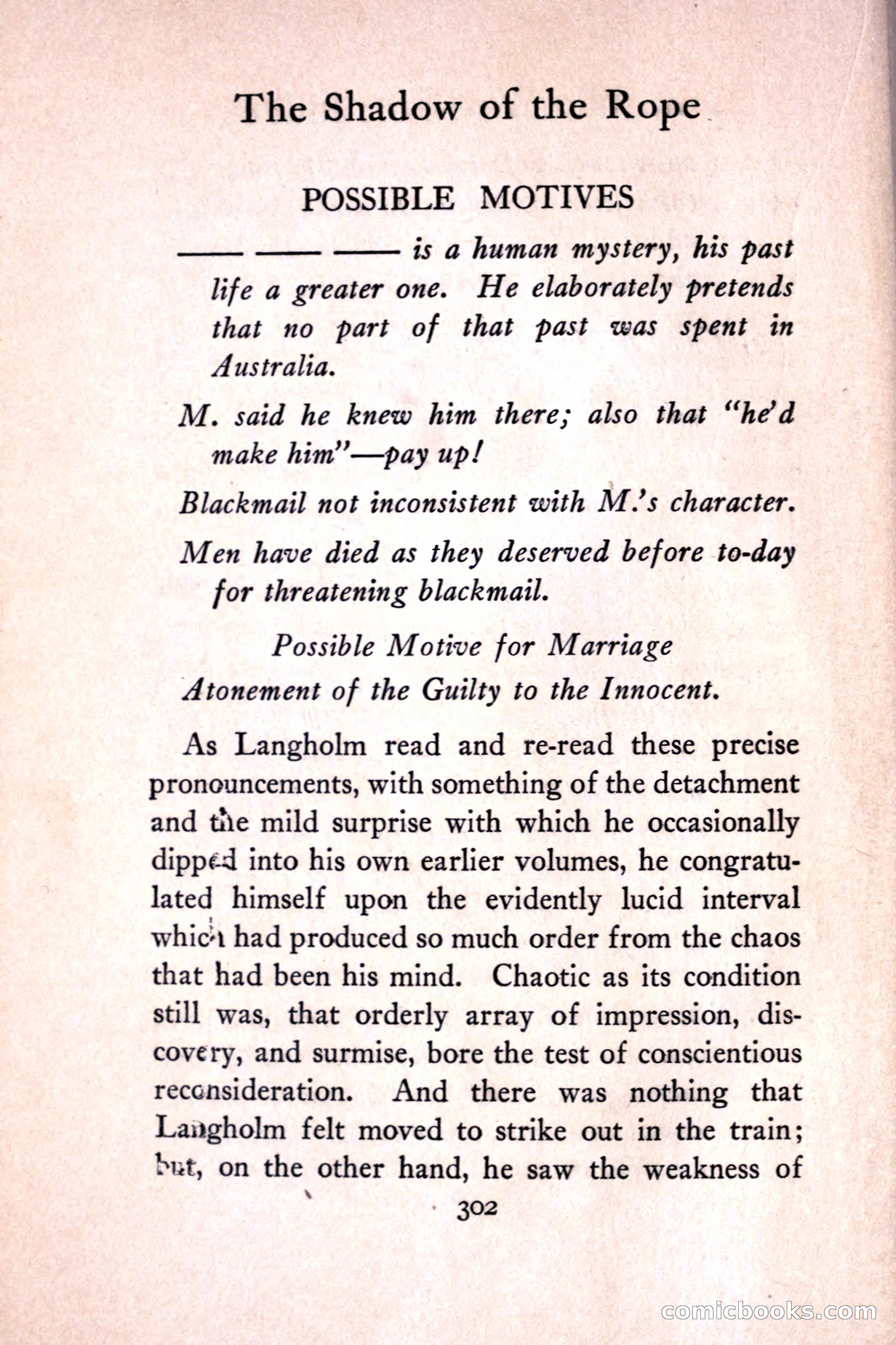 The Shadow of the Rope — page 322 of 395