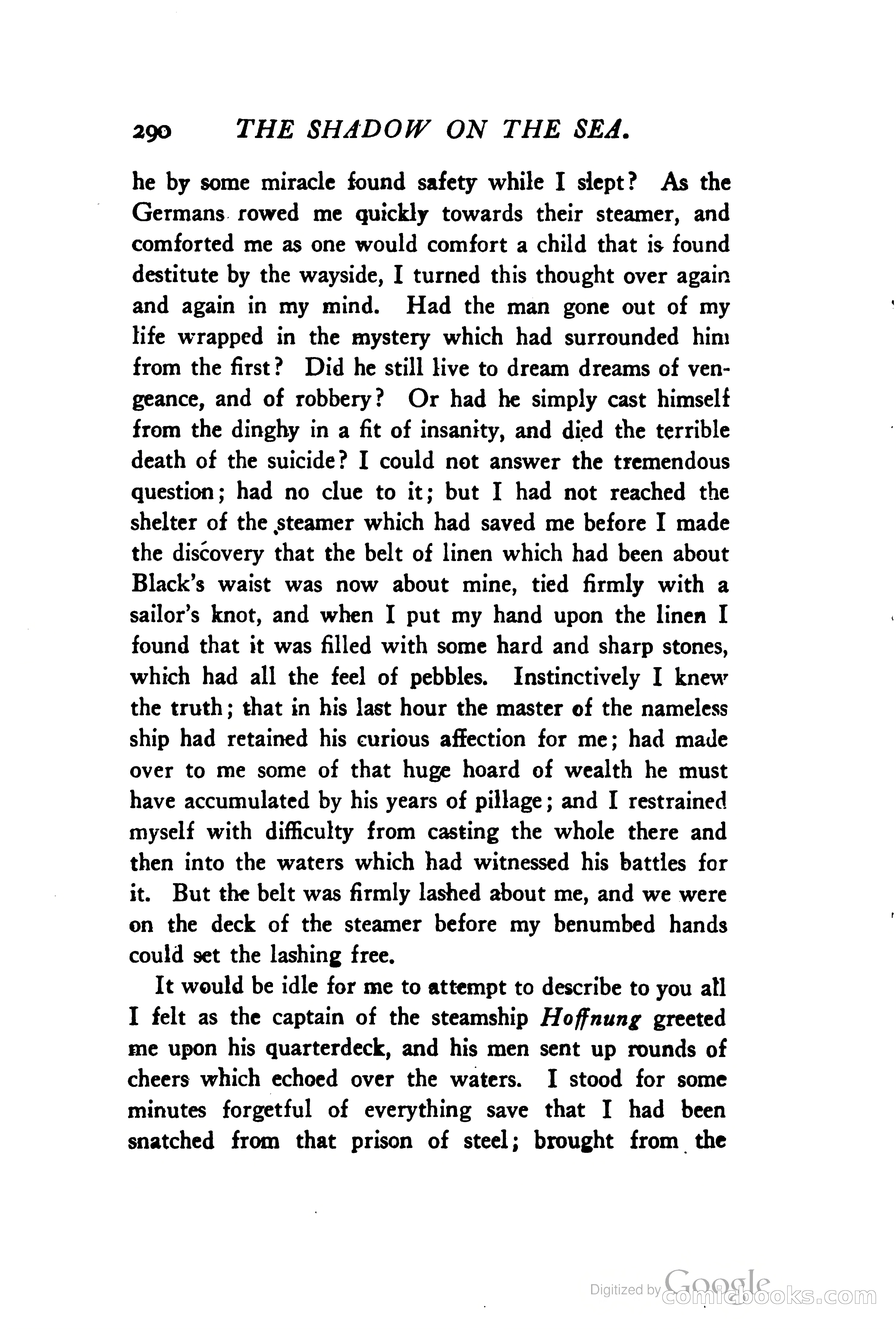 The Shadow on the Sea — page 299 of 308