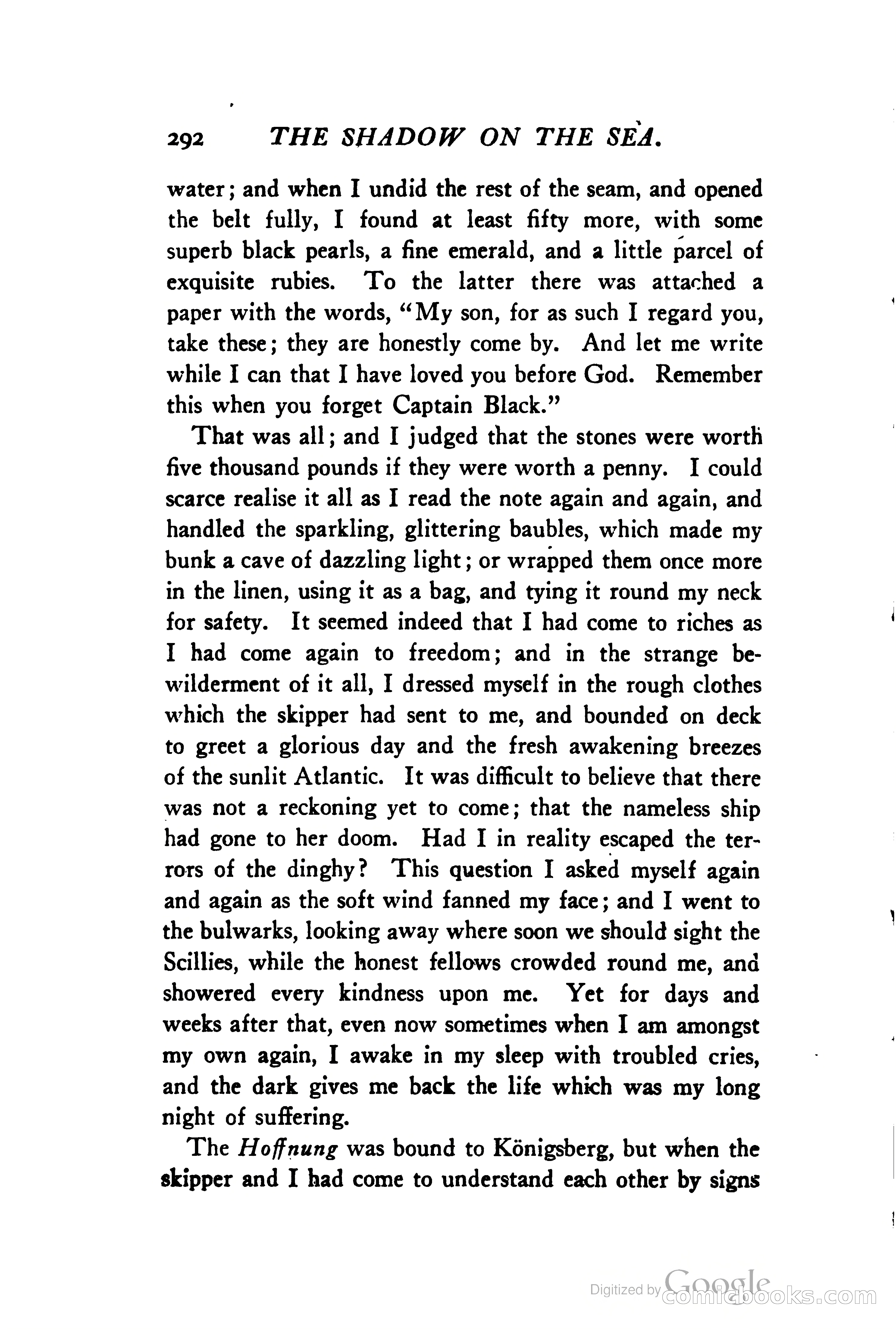 The Shadow on the Sea — page 301 of 308