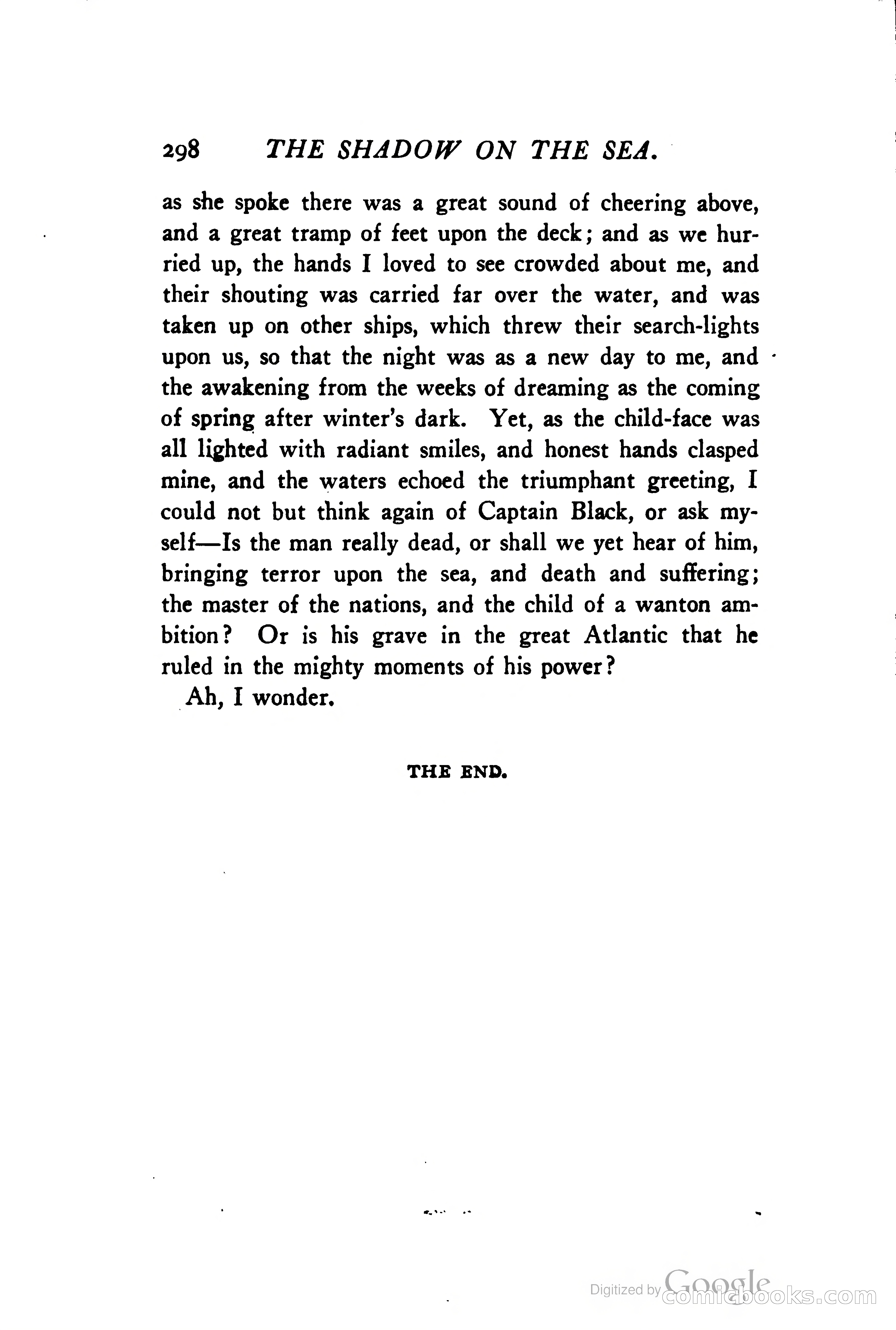 The Shadow on the Sea — page 307 of 308