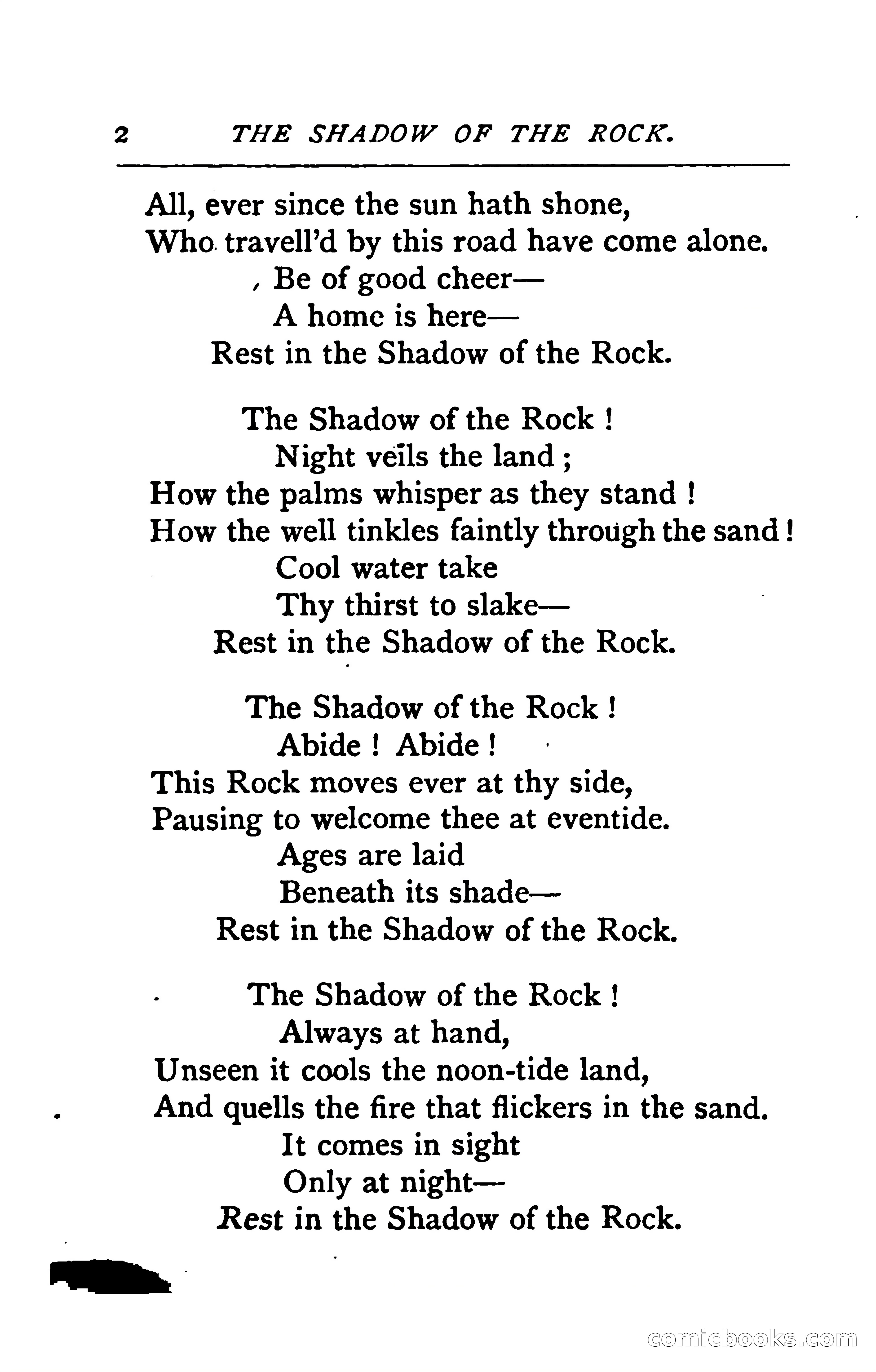 The Shadow of the Rock, and Other Poems — page 15 of 251