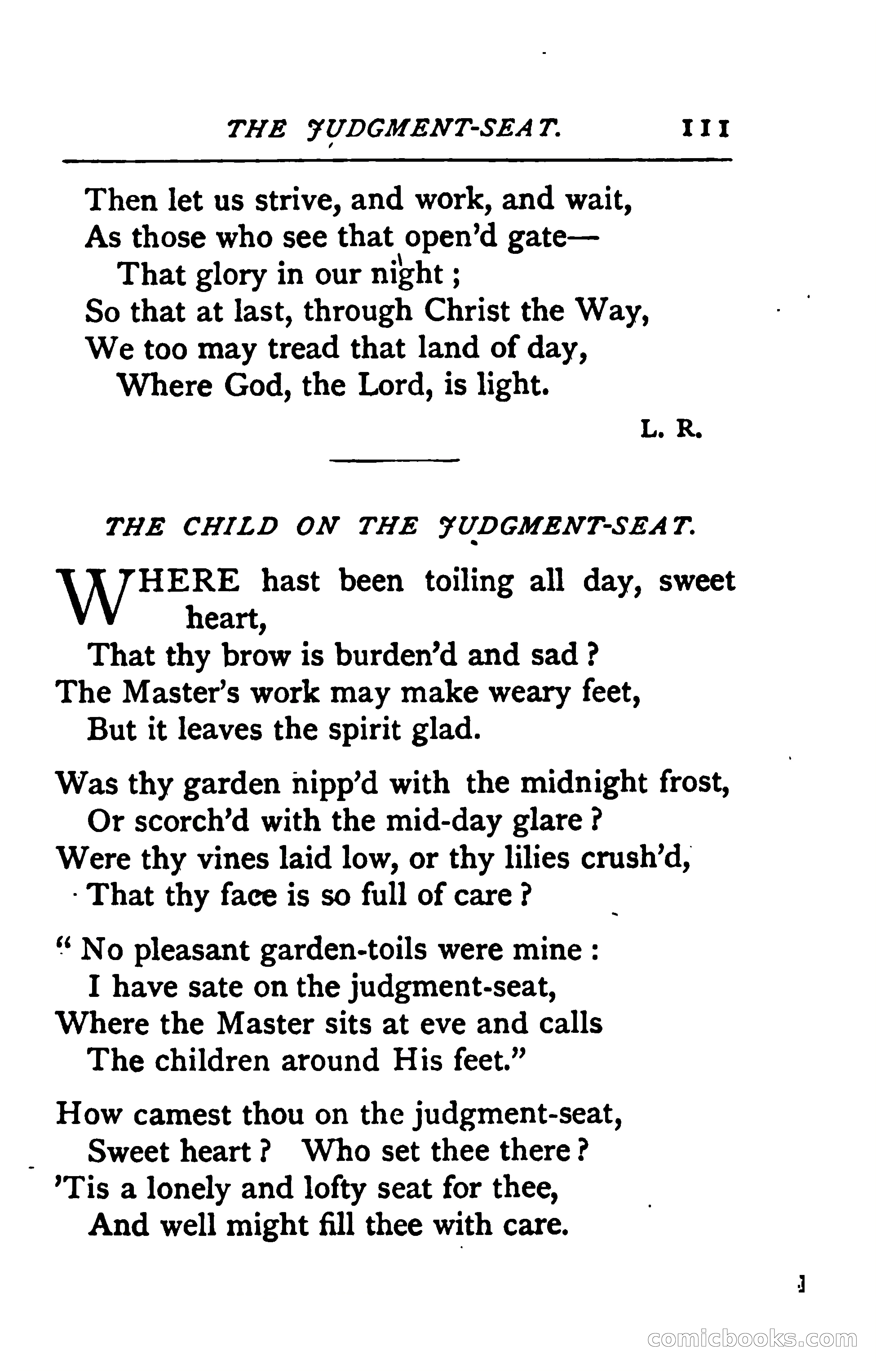 The Shadow of the Rock, and Other Poems — page 124 of 251