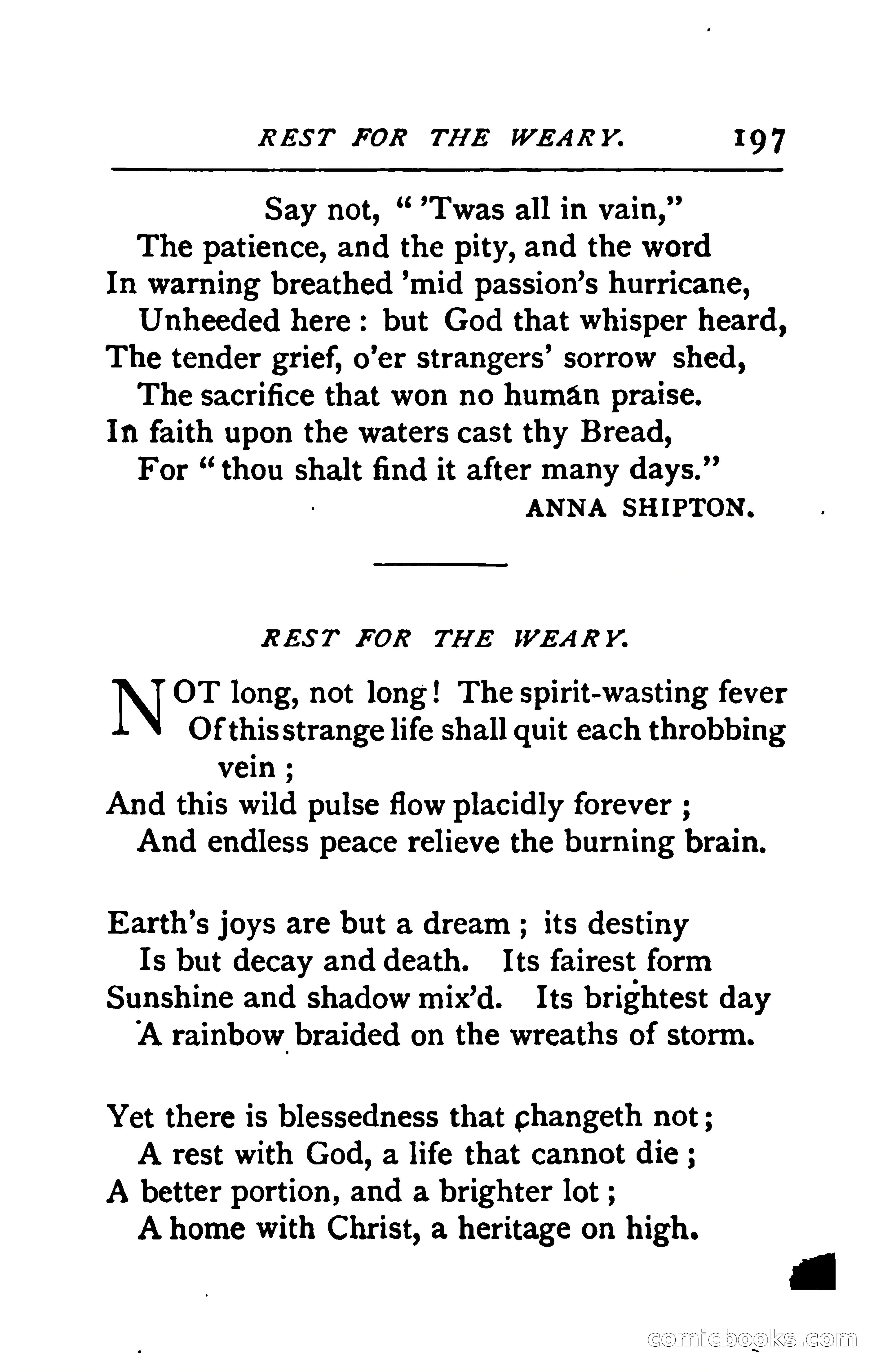 The Shadow of the Rock, and Other Poems — page 210 of 251