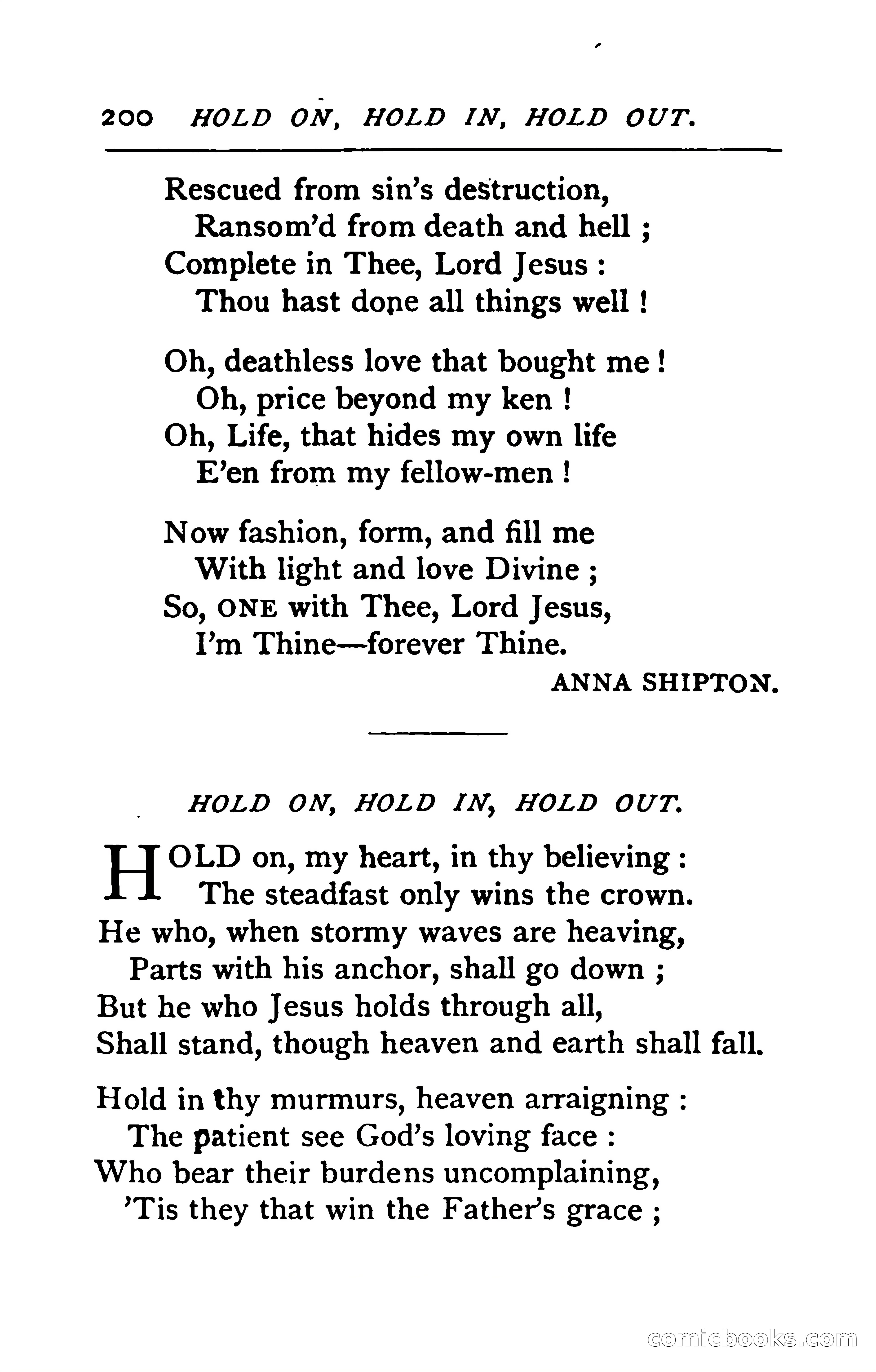 The Shadow of the Rock, and Other Poems — page 213 of 251