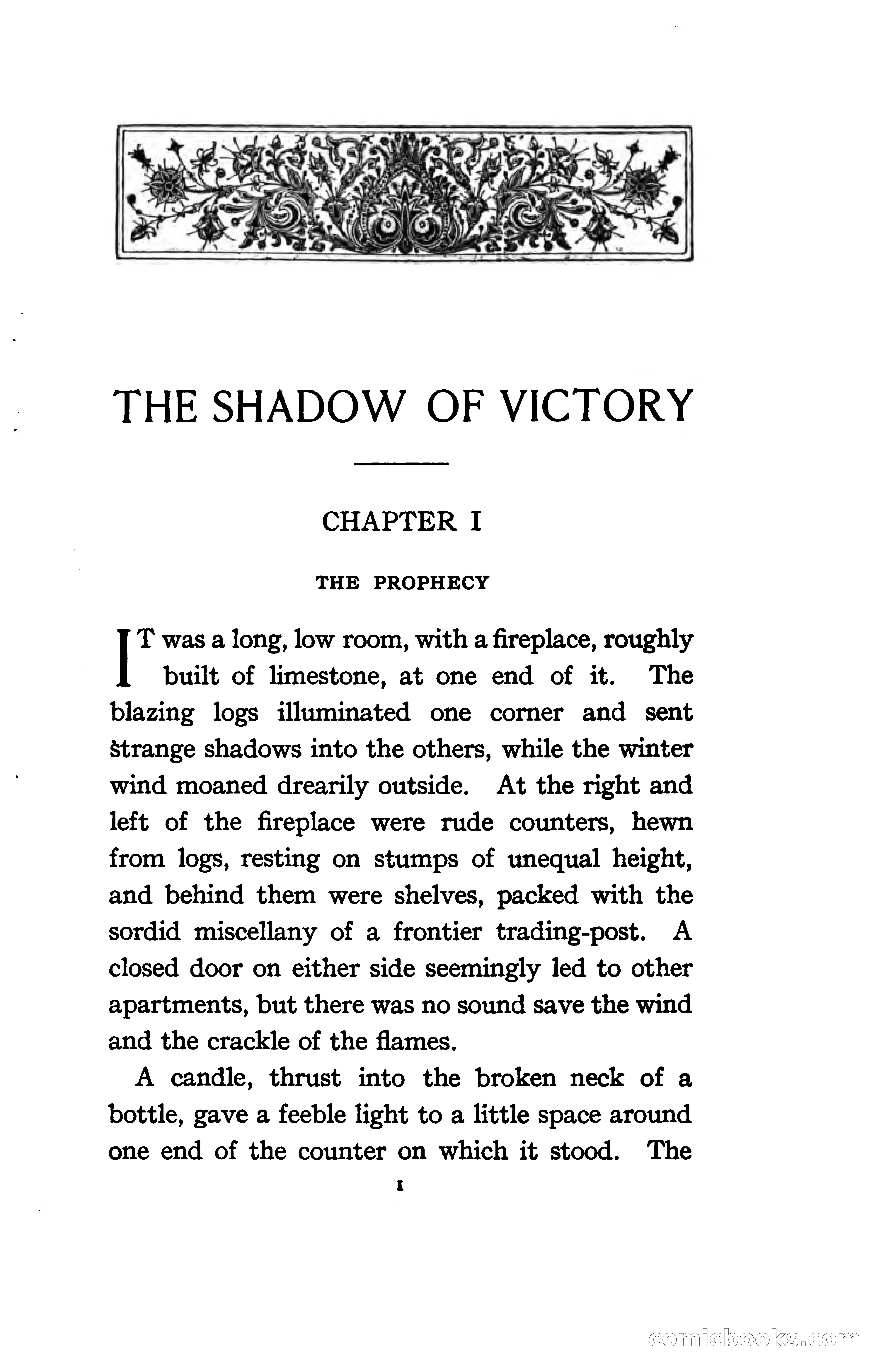 The Shadow of Victory: A Romance of Fort Dearborn — page 20 of 399