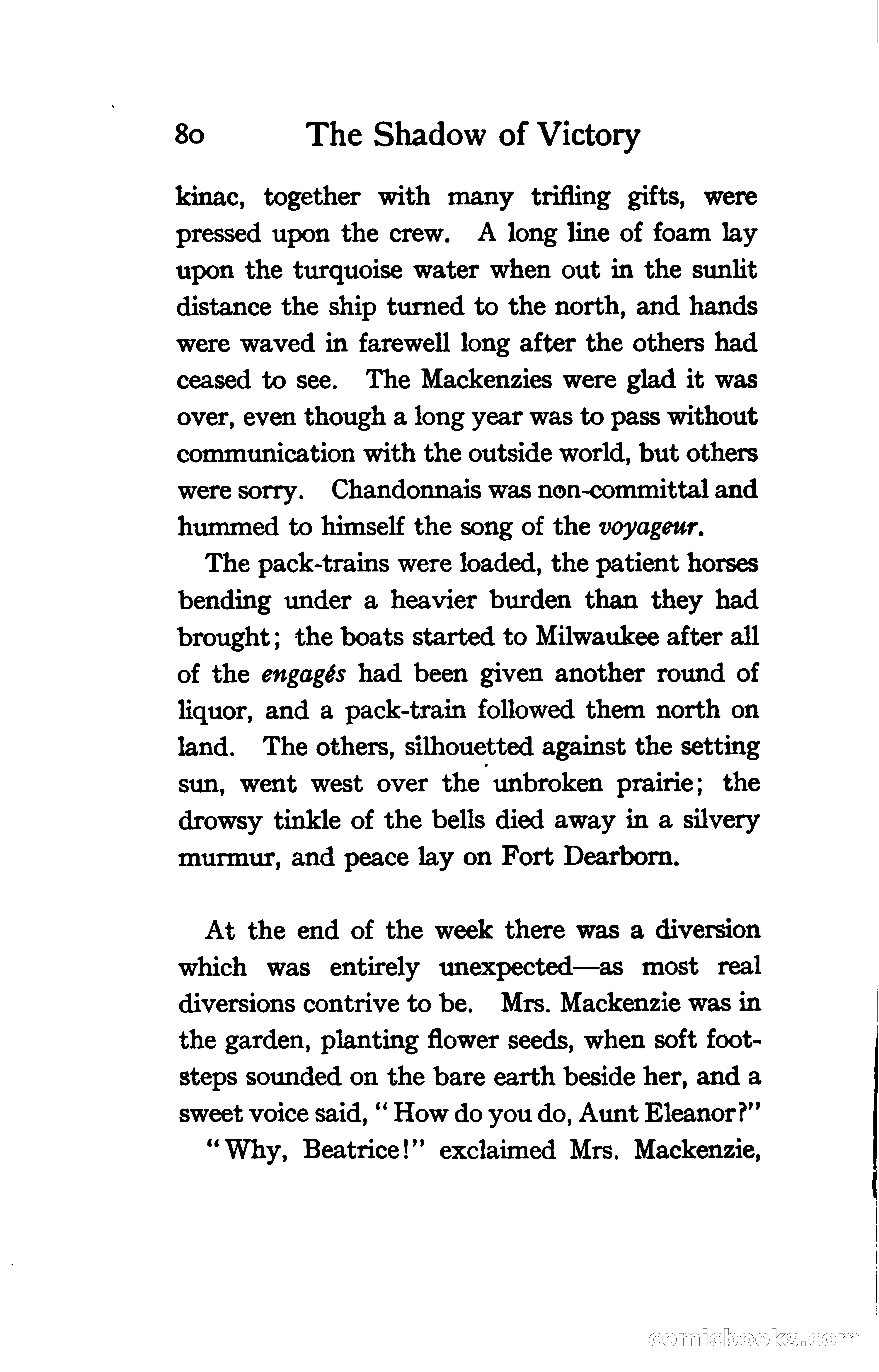 The Shadow of Victory: A Romance of Fort Dearborn — page 99 of 399