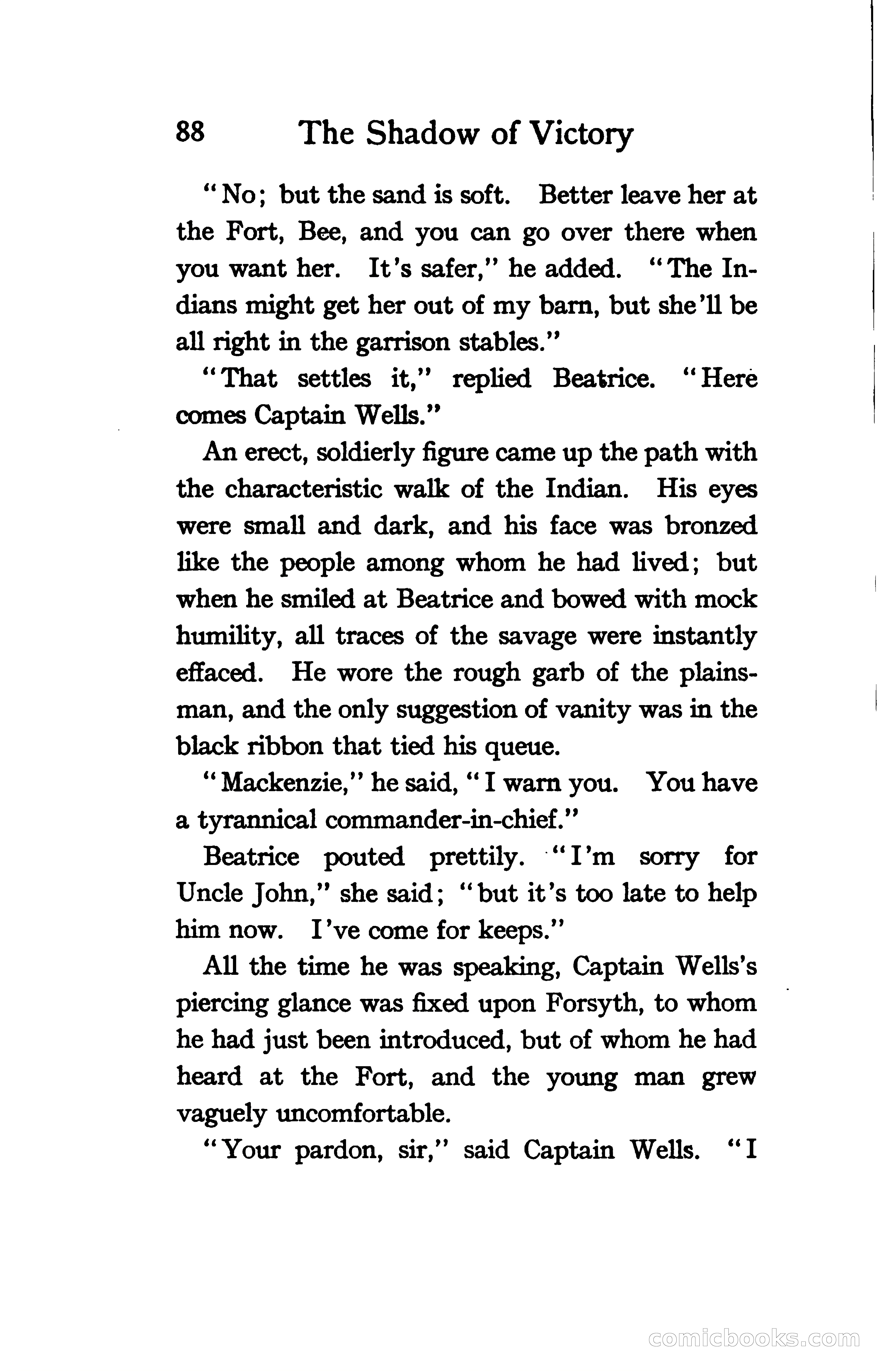 The Shadow of Victory: A Romance of Fort Dearborn — page 107 of 399