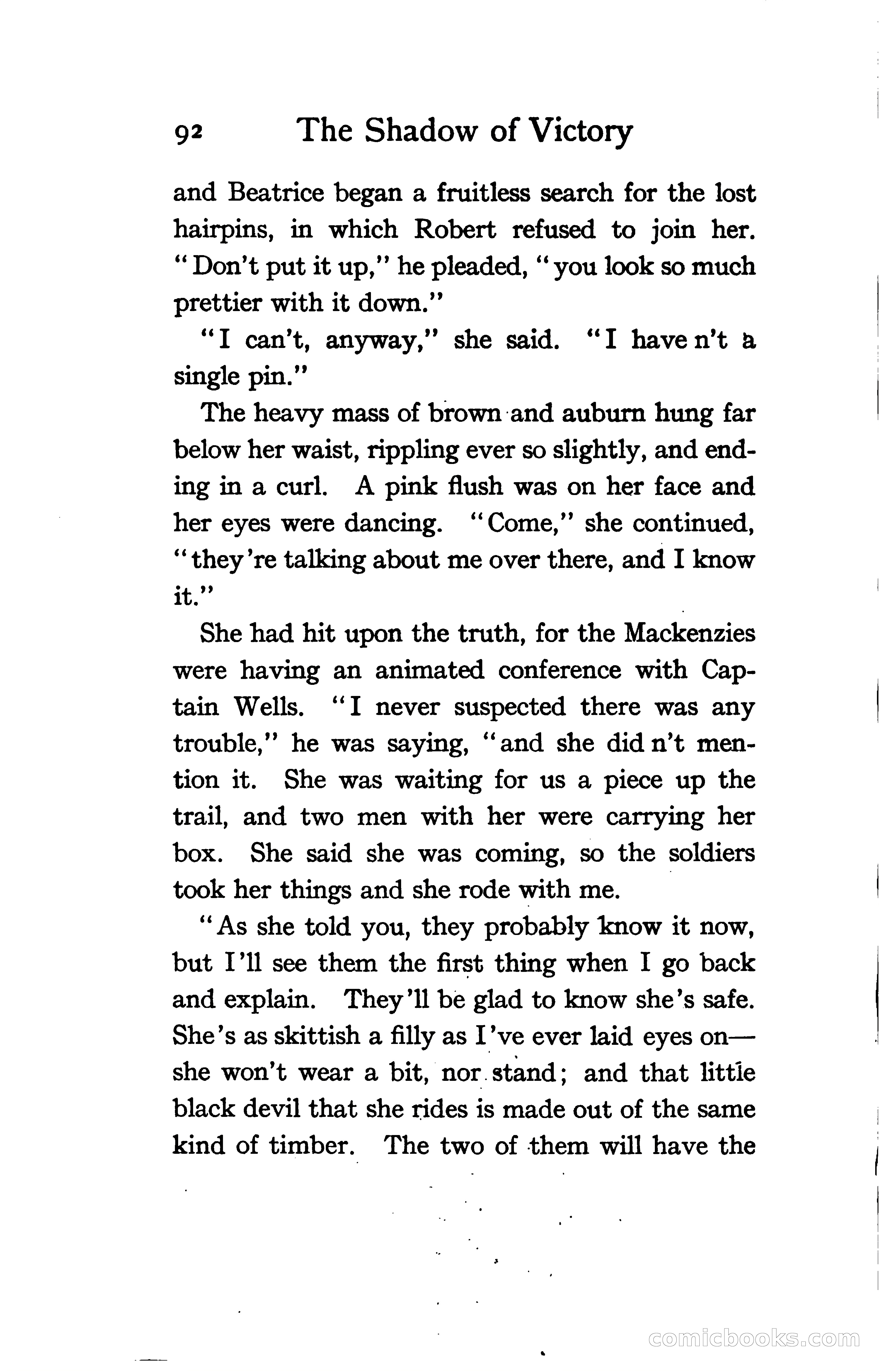 The Shadow of Victory: A Romance of Fort Dearborn — page 111 of 399