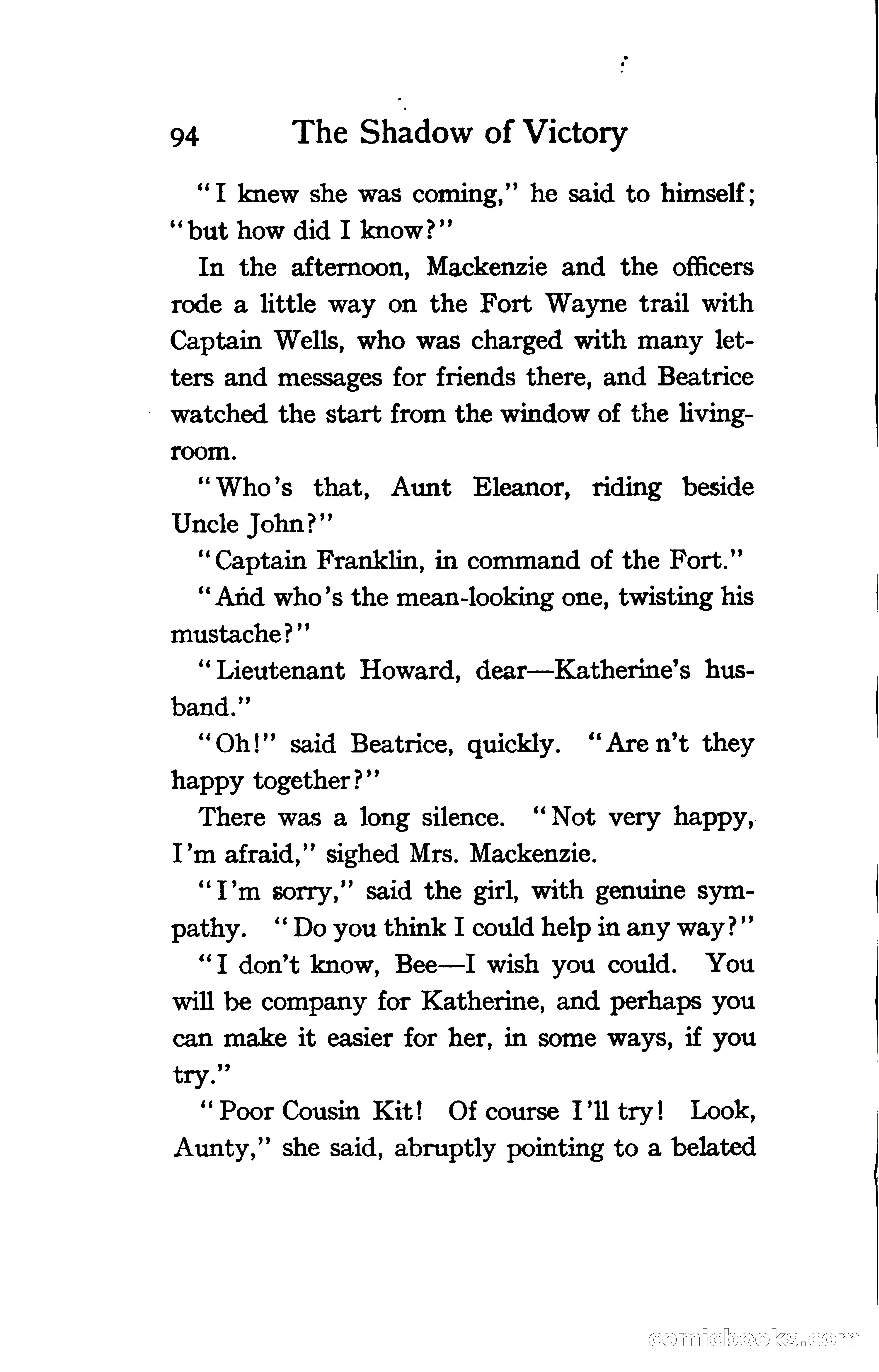 The Shadow of Victory: A Romance of Fort Dearborn — page 113 of 399