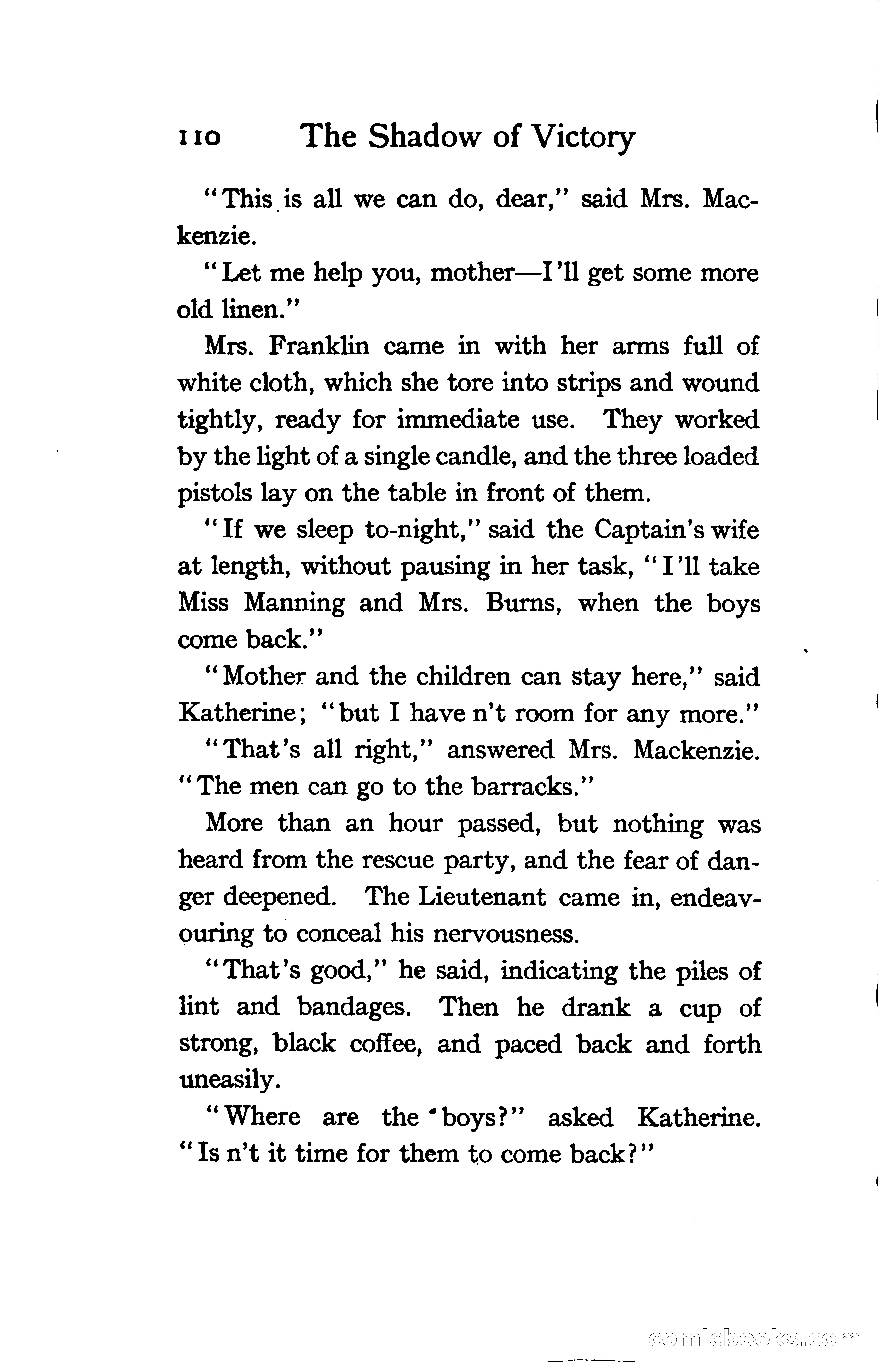 The Shadow of Victory: A Romance of Fort Dearborn — page 129 of 399