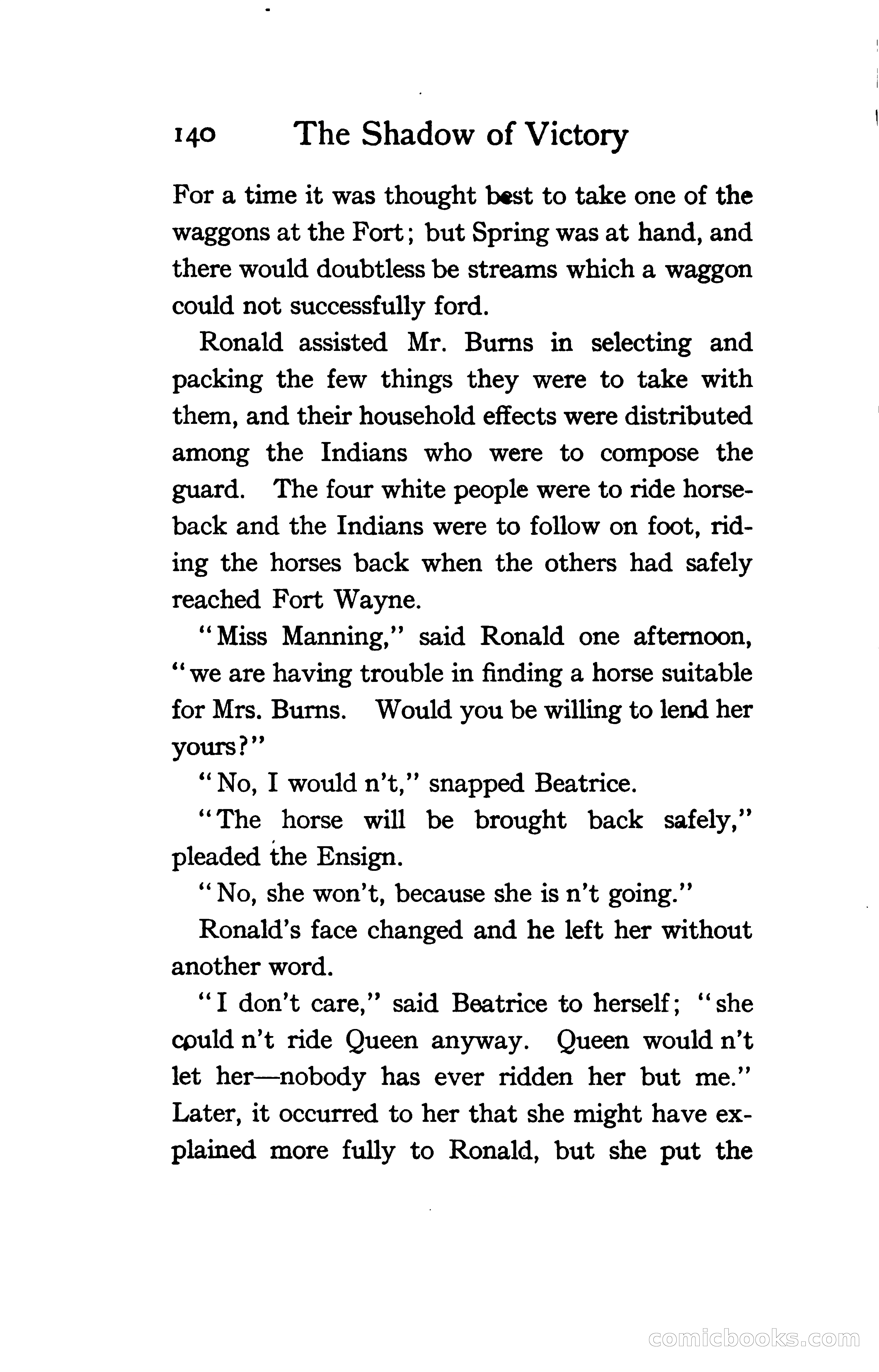 The Shadow of Victory: A Romance of Fort Dearborn — page 159 of 399