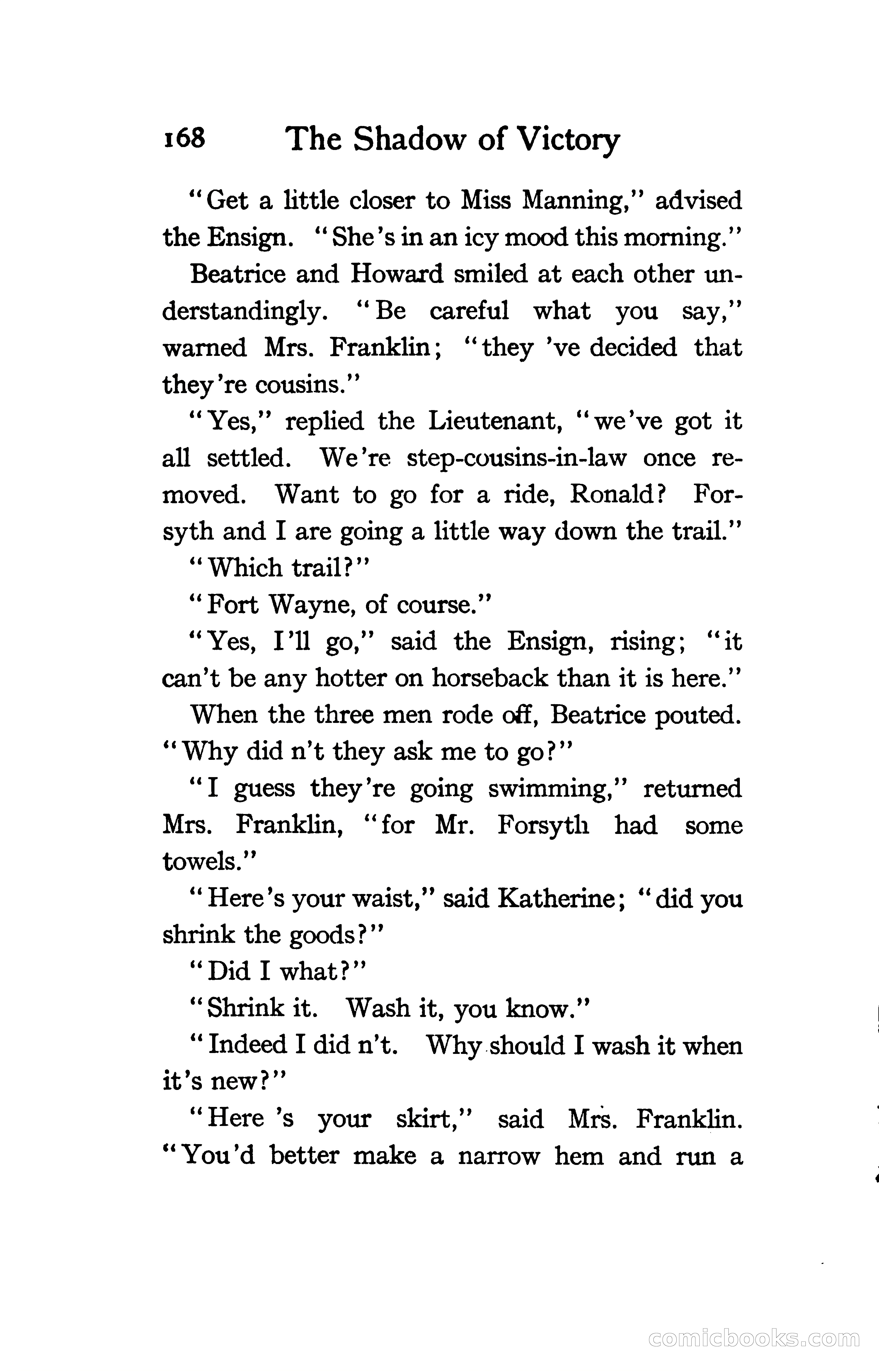 The Shadow of Victory: A Romance of Fort Dearborn — page 187 of 399