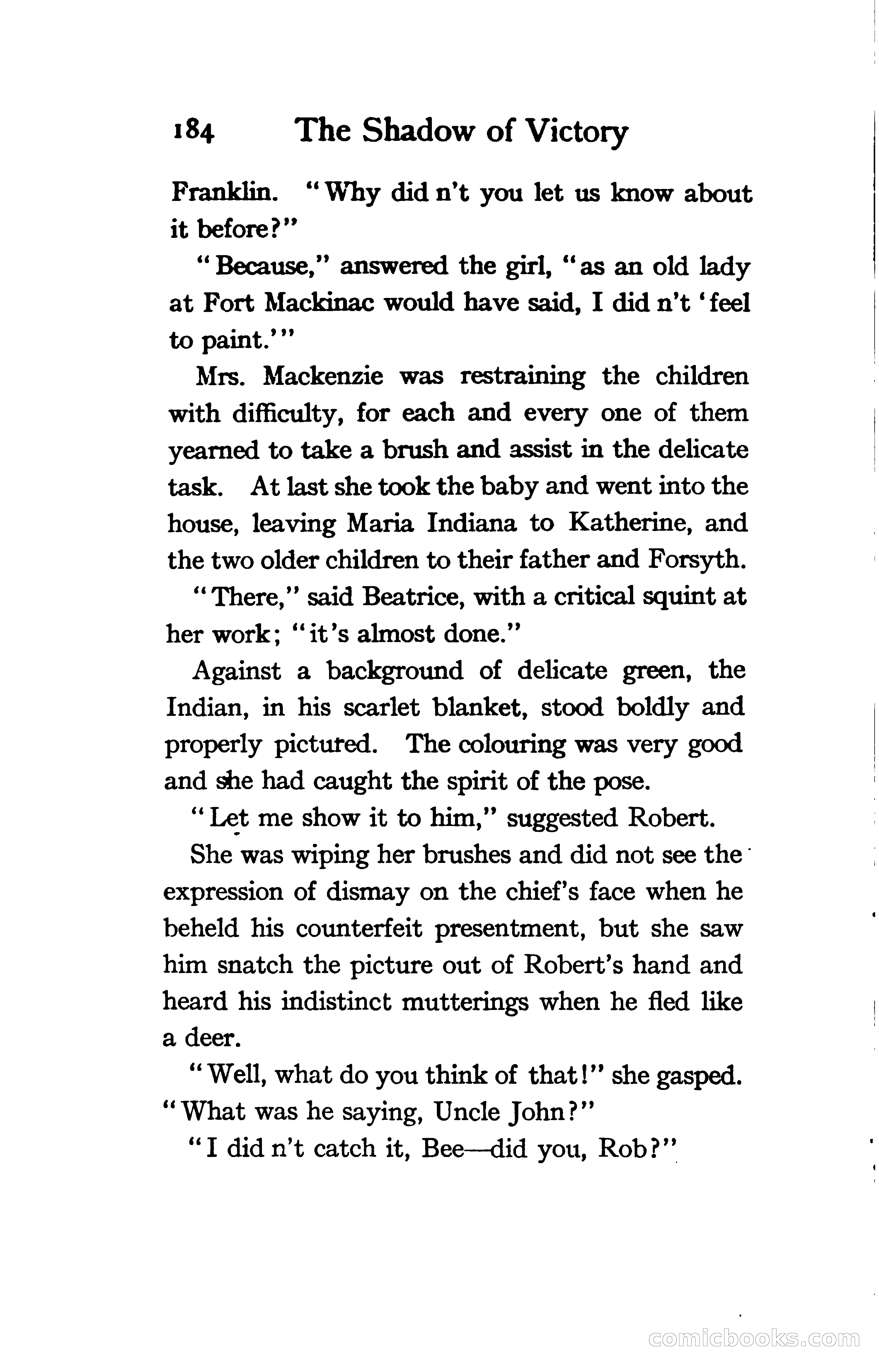 The Shadow of Victory: A Romance of Fort Dearborn — page 203 of 399