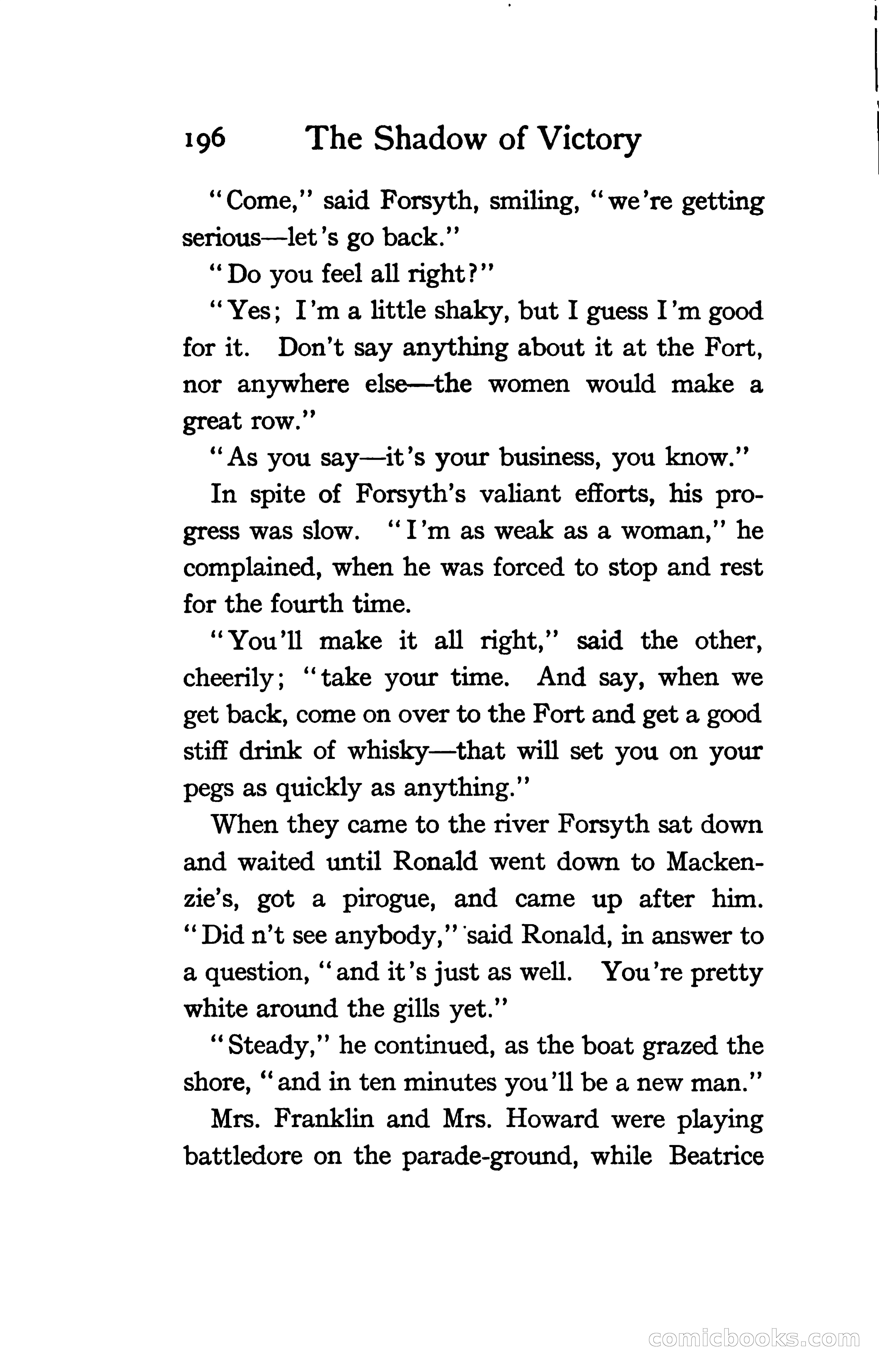 The Shadow of Victory: A Romance of Fort Dearborn — page 215 of 399