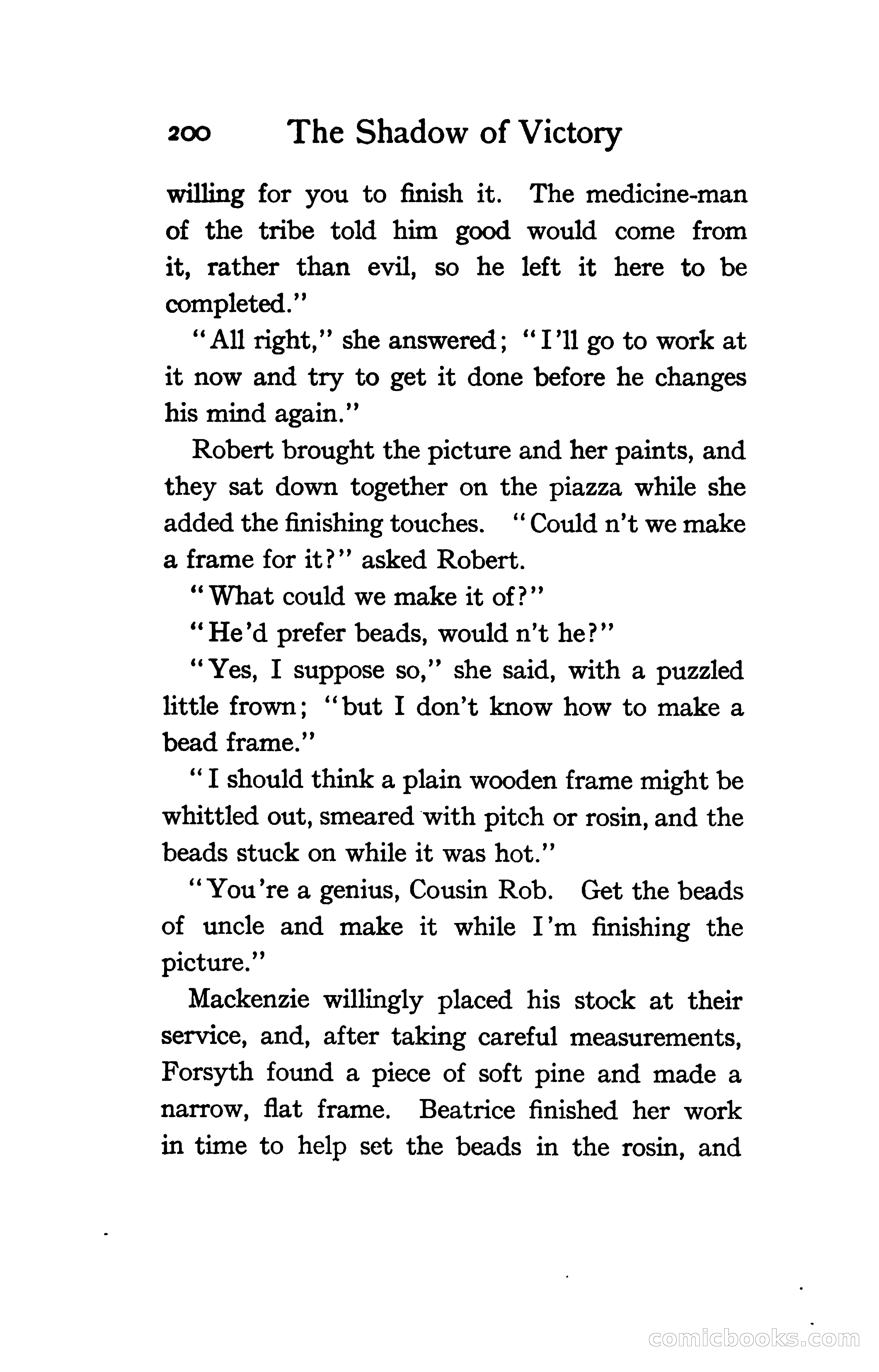 The Shadow of Victory: A Romance of Fort Dearborn — page 219 of 399