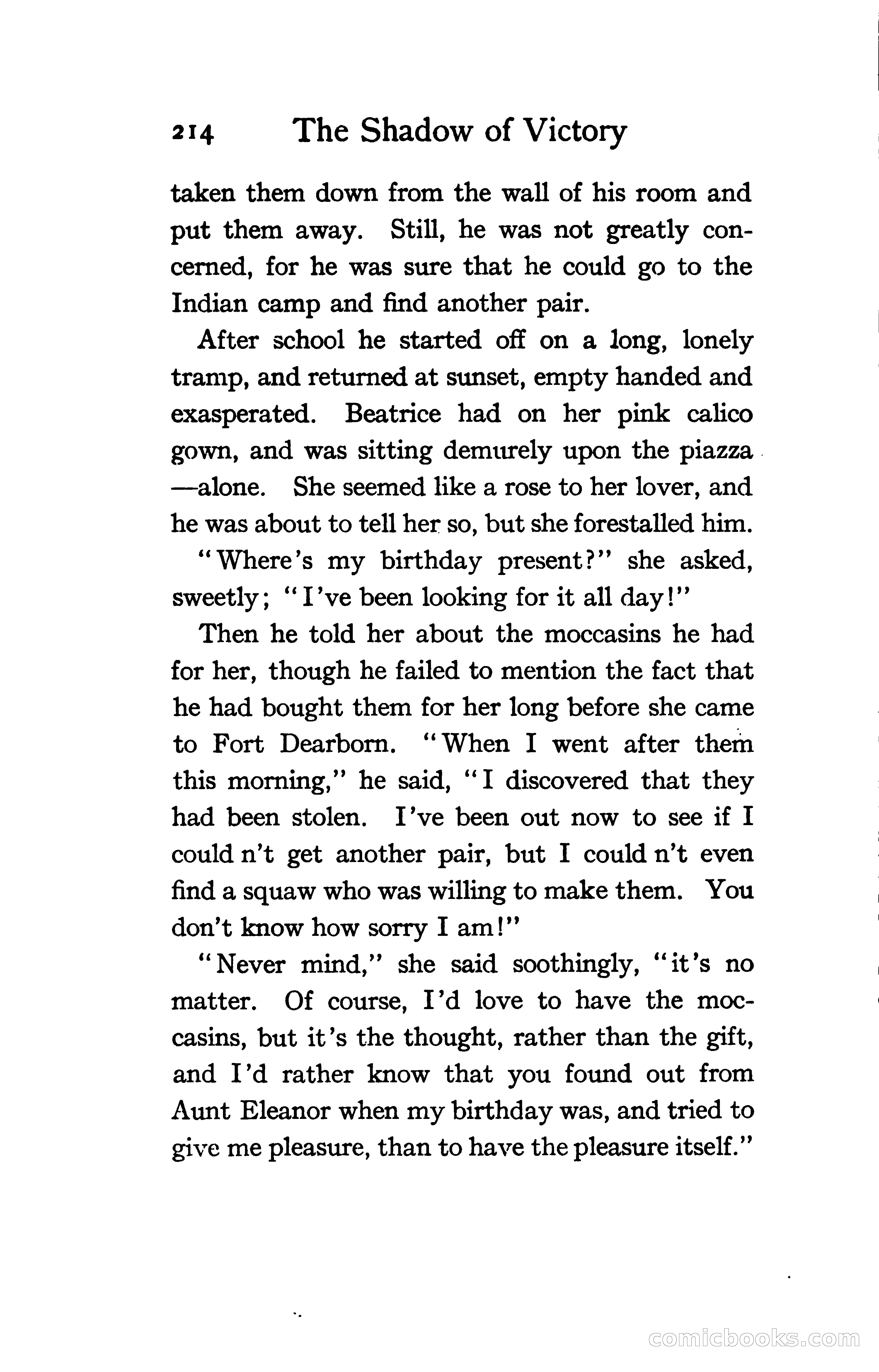 The Shadow of Victory: A Romance of Fort Dearborn — page 233 of 399