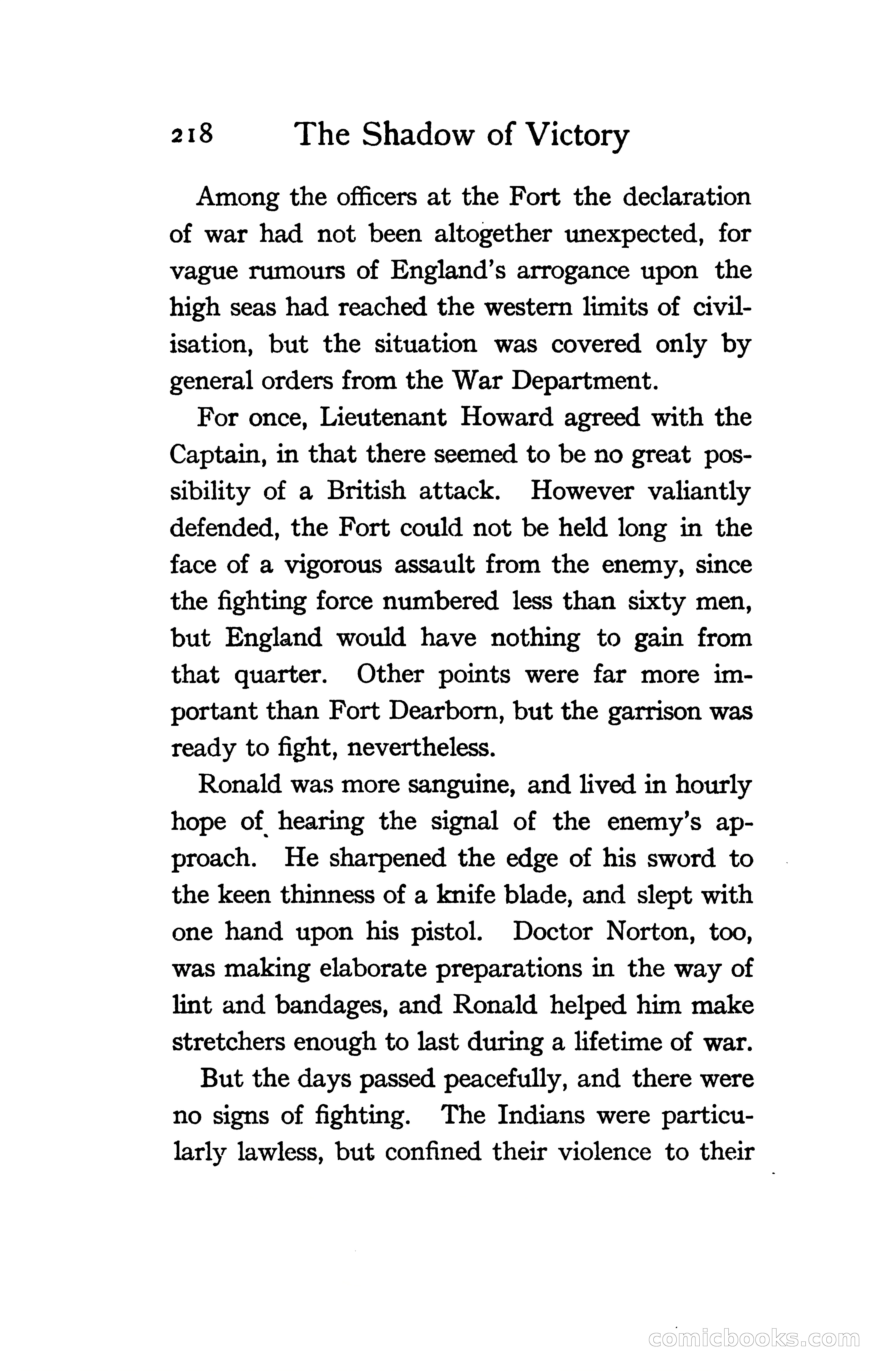 The Shadow of Victory: A Romance of Fort Dearborn — page 237 of 399