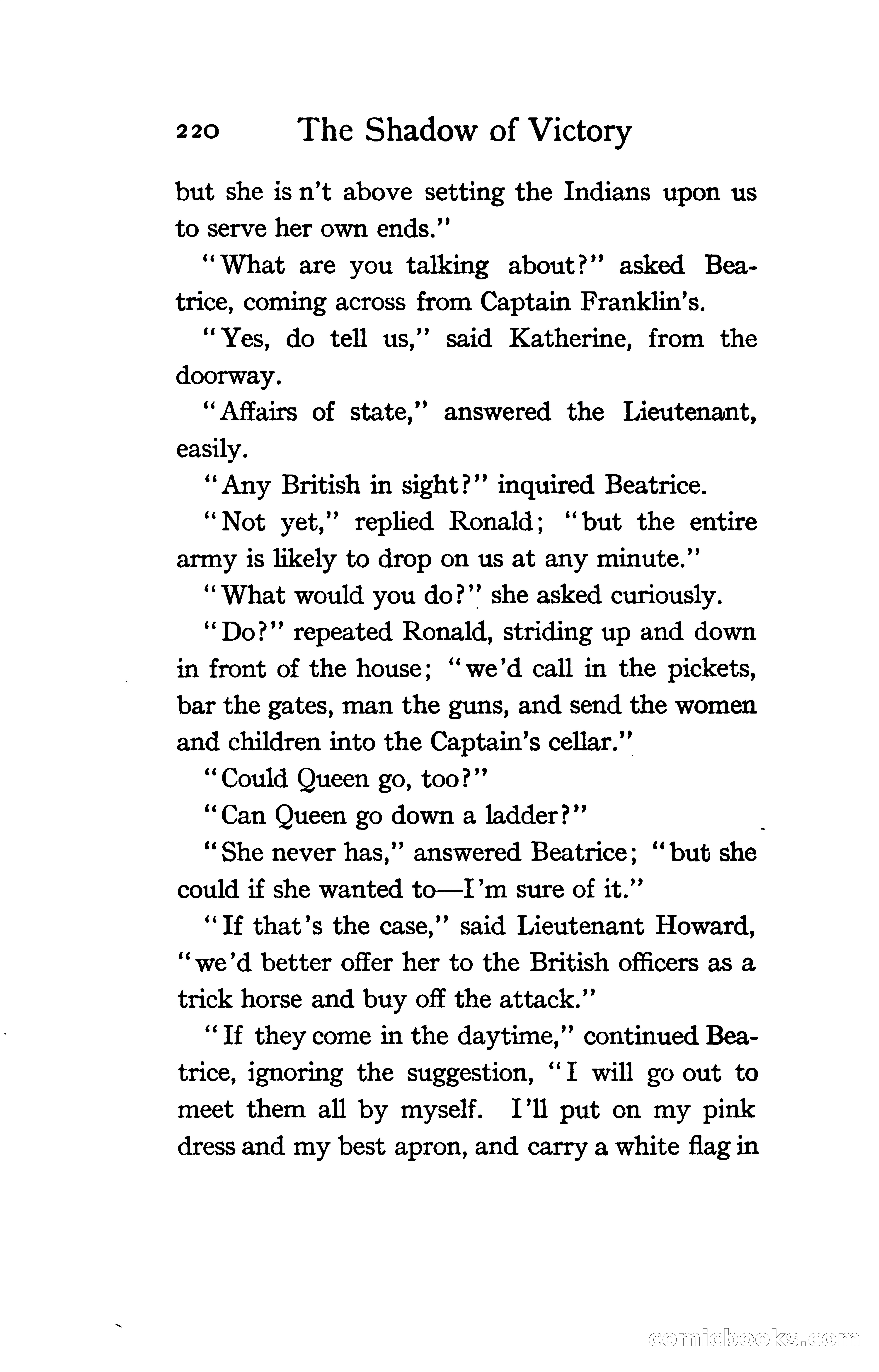 The Shadow of Victory: A Romance of Fort Dearborn — page 239 of 399