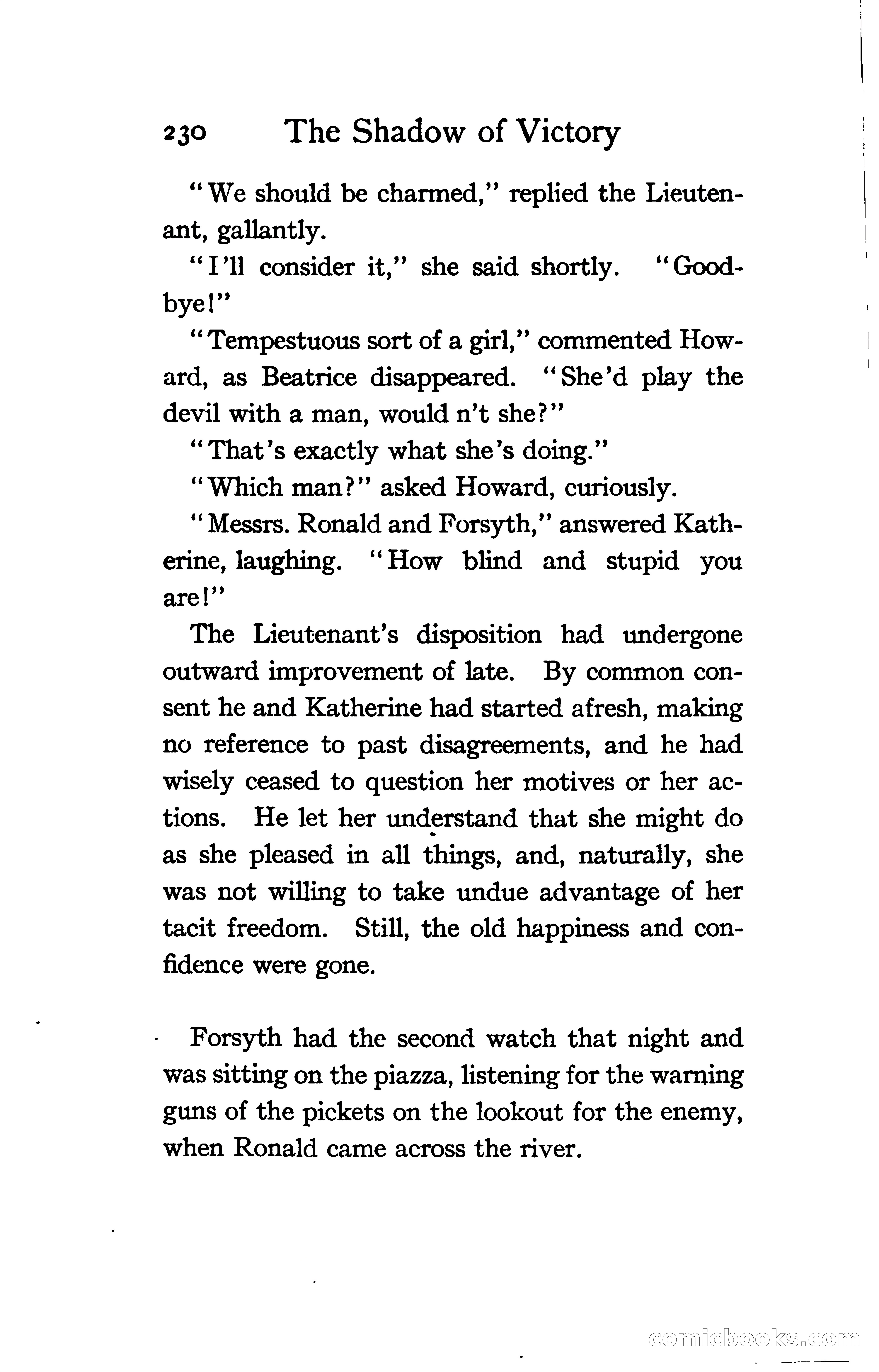 The Shadow of Victory: A Romance of Fort Dearborn — page 249 of 399