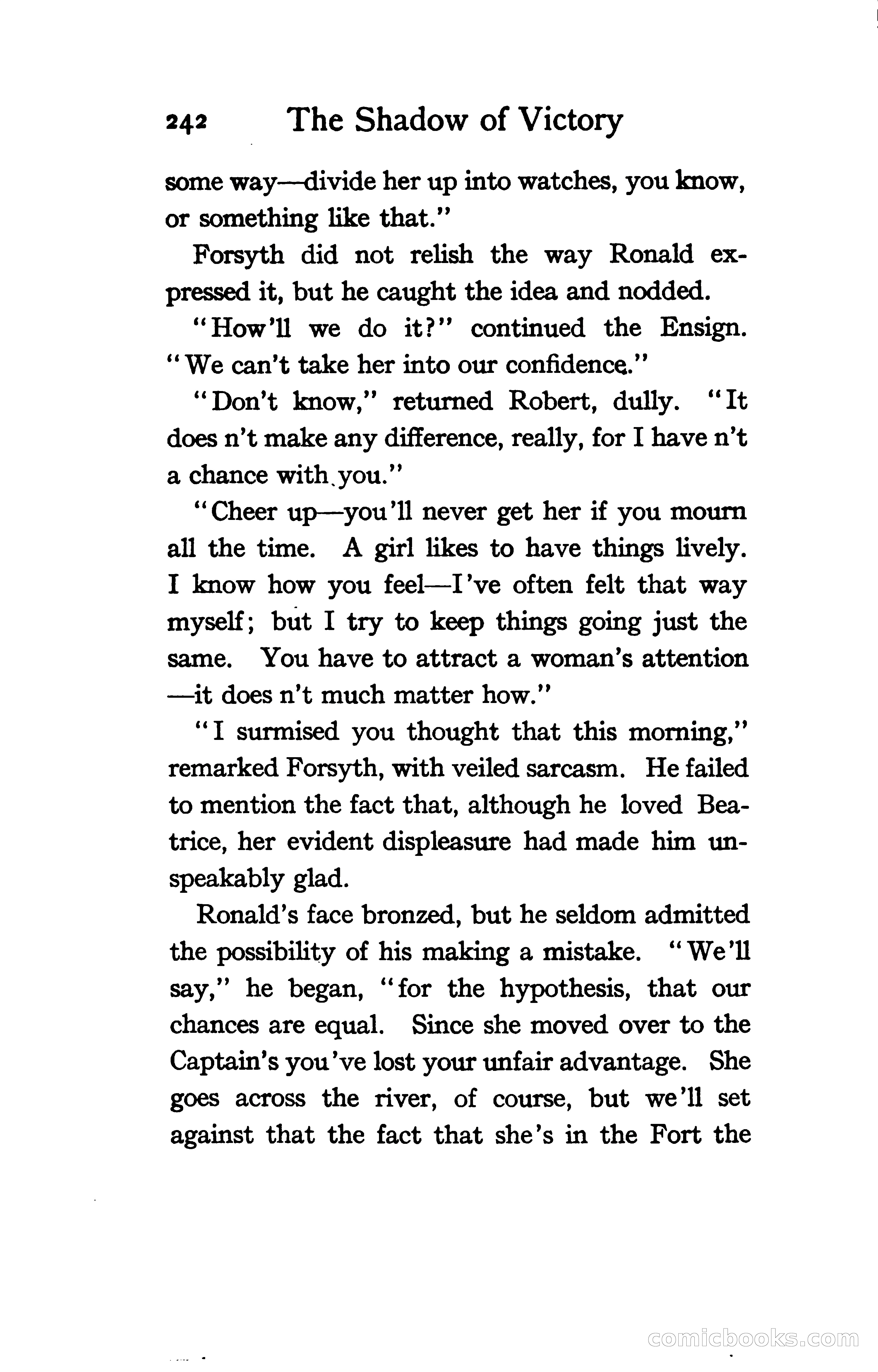 The Shadow of Victory: A Romance of Fort Dearborn — page 261 of 399