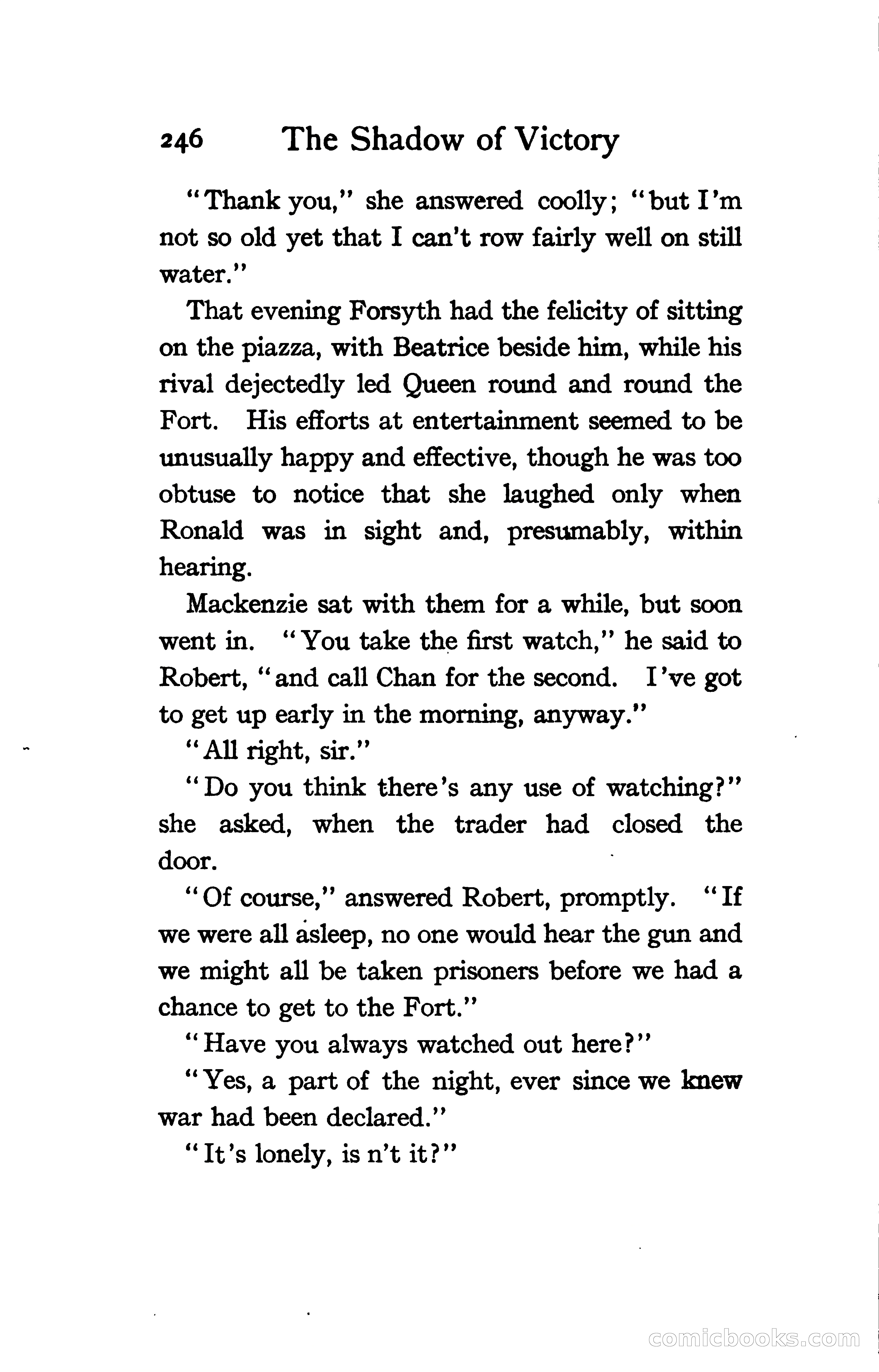 The Shadow of Victory: A Romance of Fort Dearborn — page 265 of 399