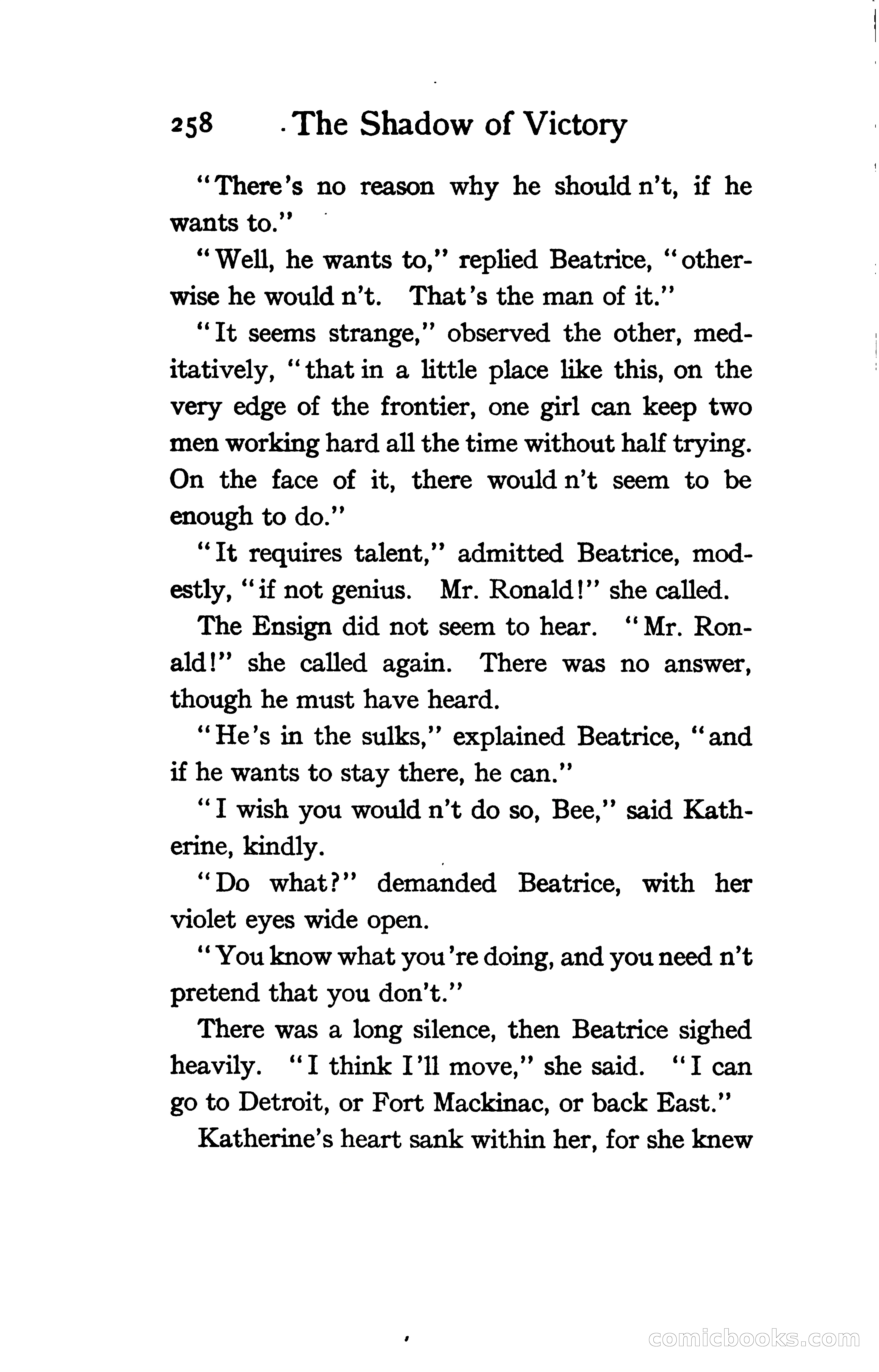 The Shadow of Victory: A Romance of Fort Dearborn — page 277 of 399