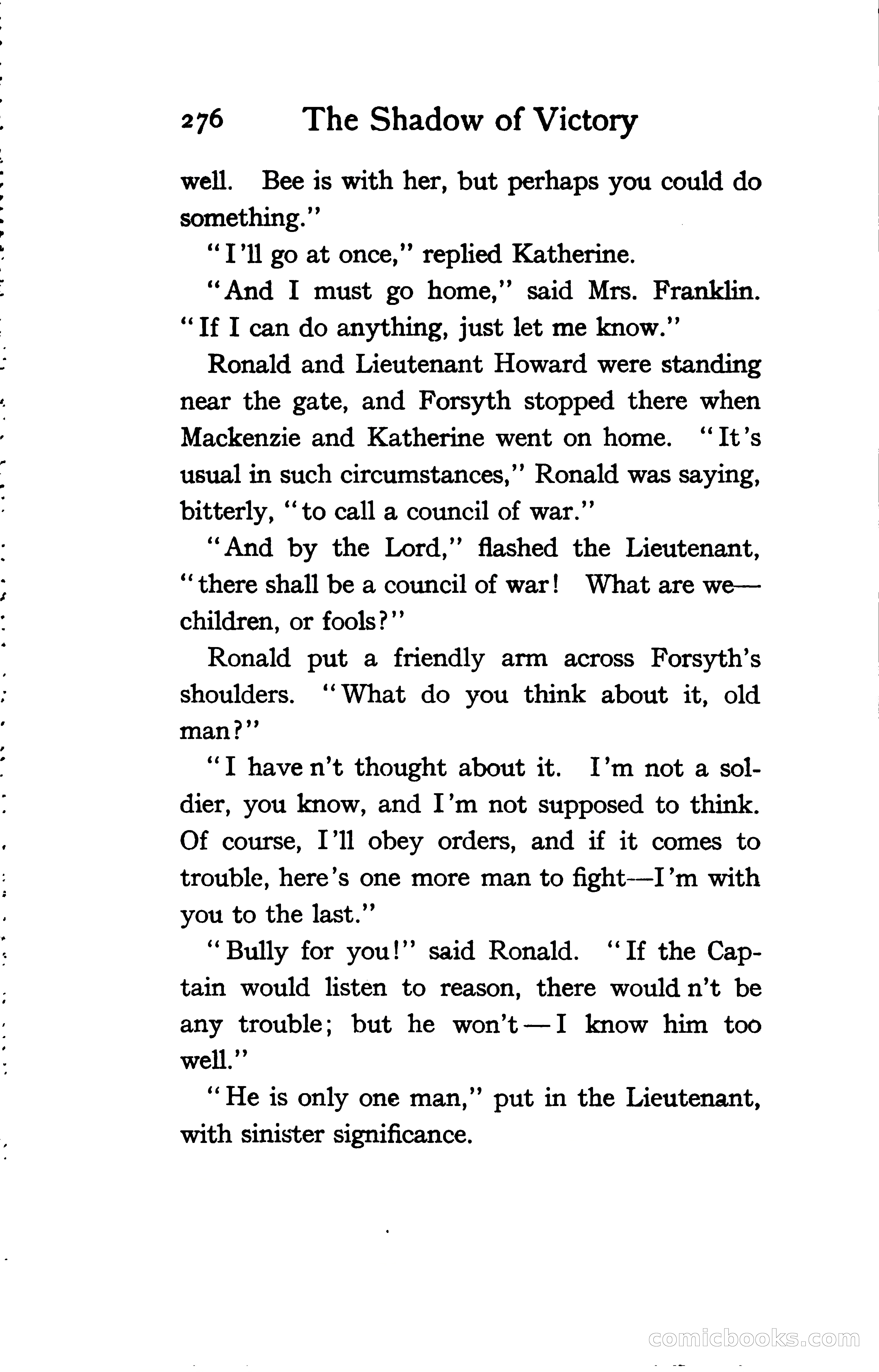 The Shadow of Victory: A Romance of Fort Dearborn — page 295 of 399