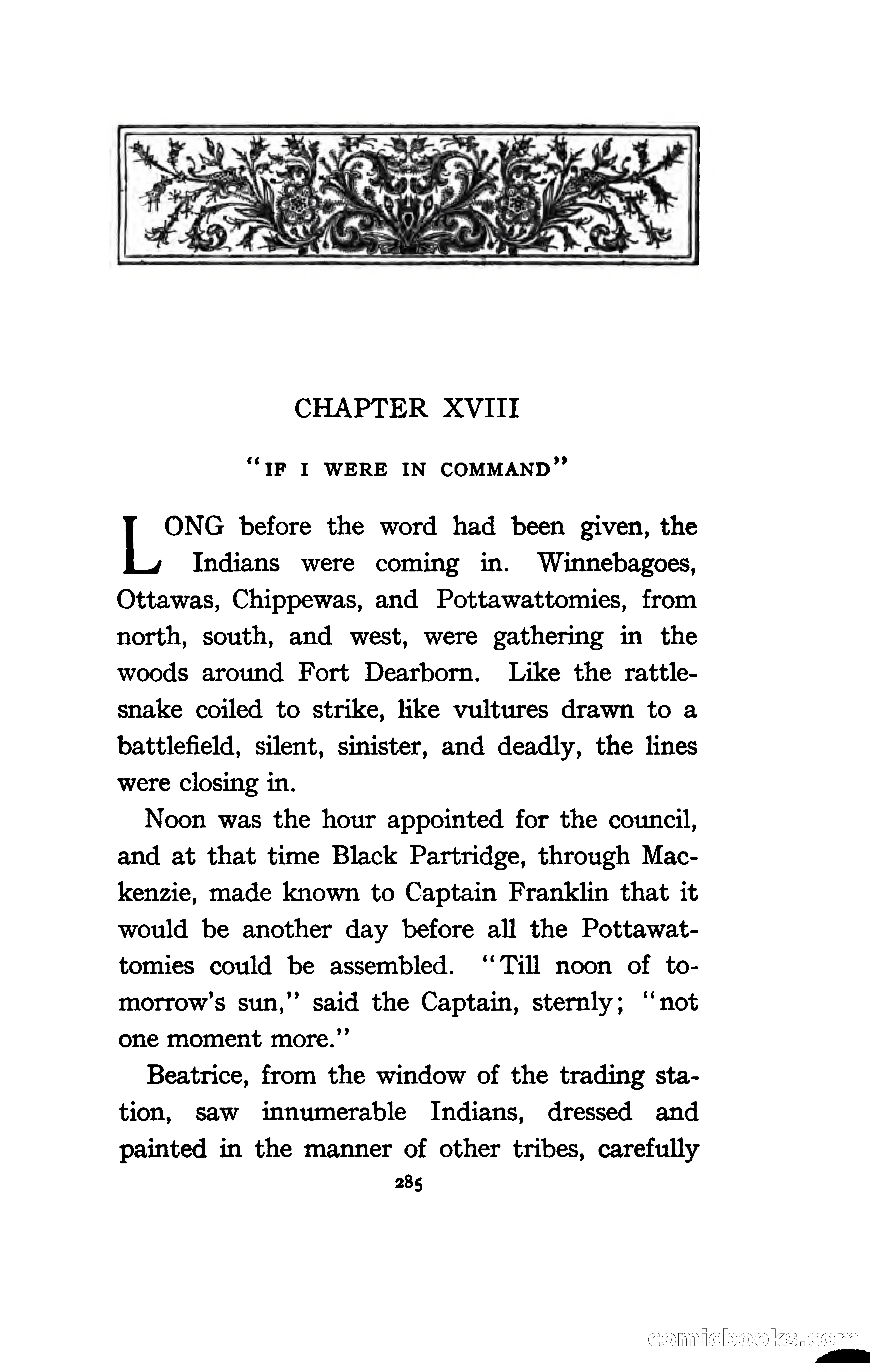The Shadow of Victory: A Romance of Fort Dearborn — page 304 of 399