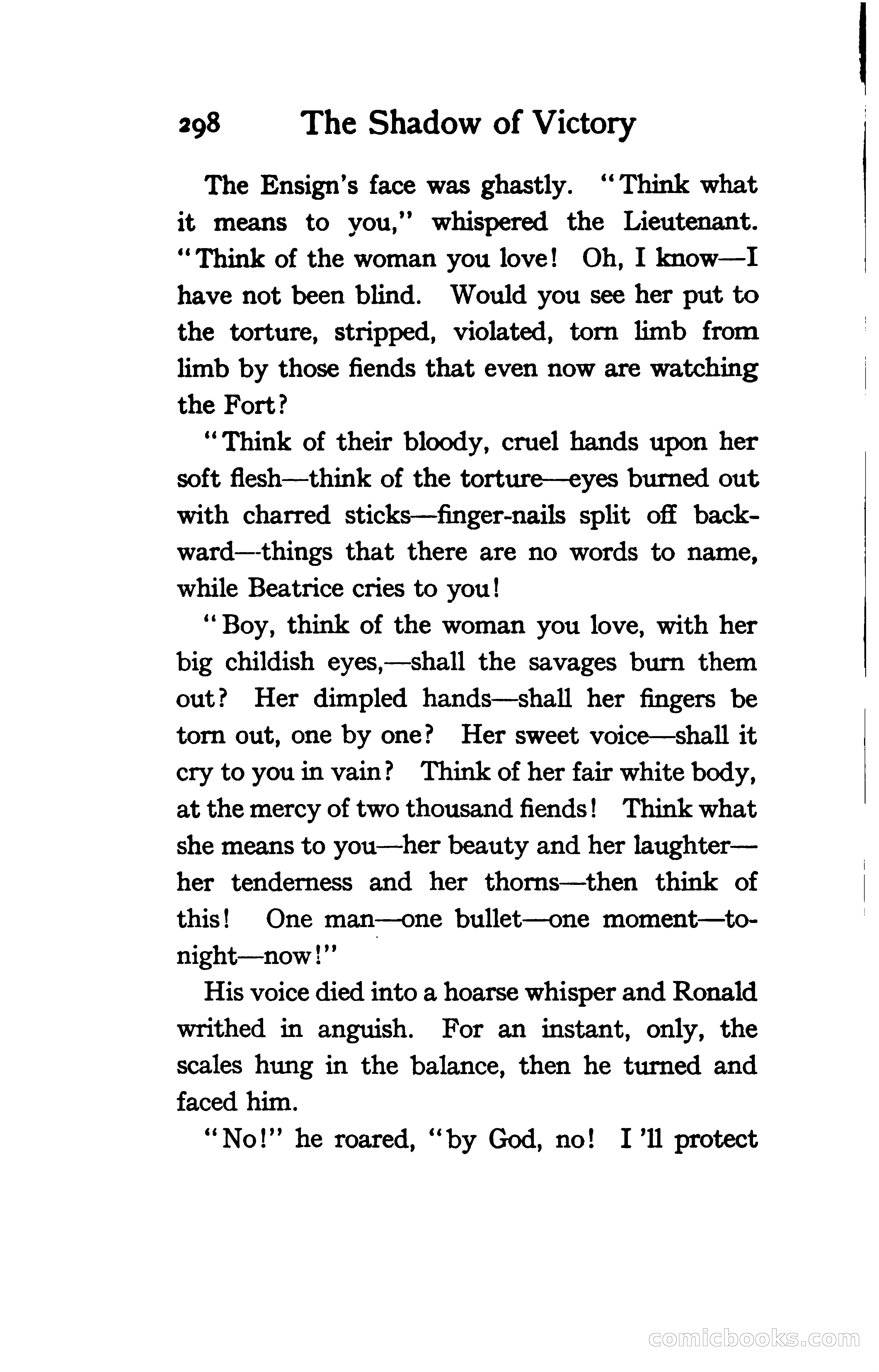 The Shadow of Victory: A Romance of Fort Dearborn — page 317 of 399
