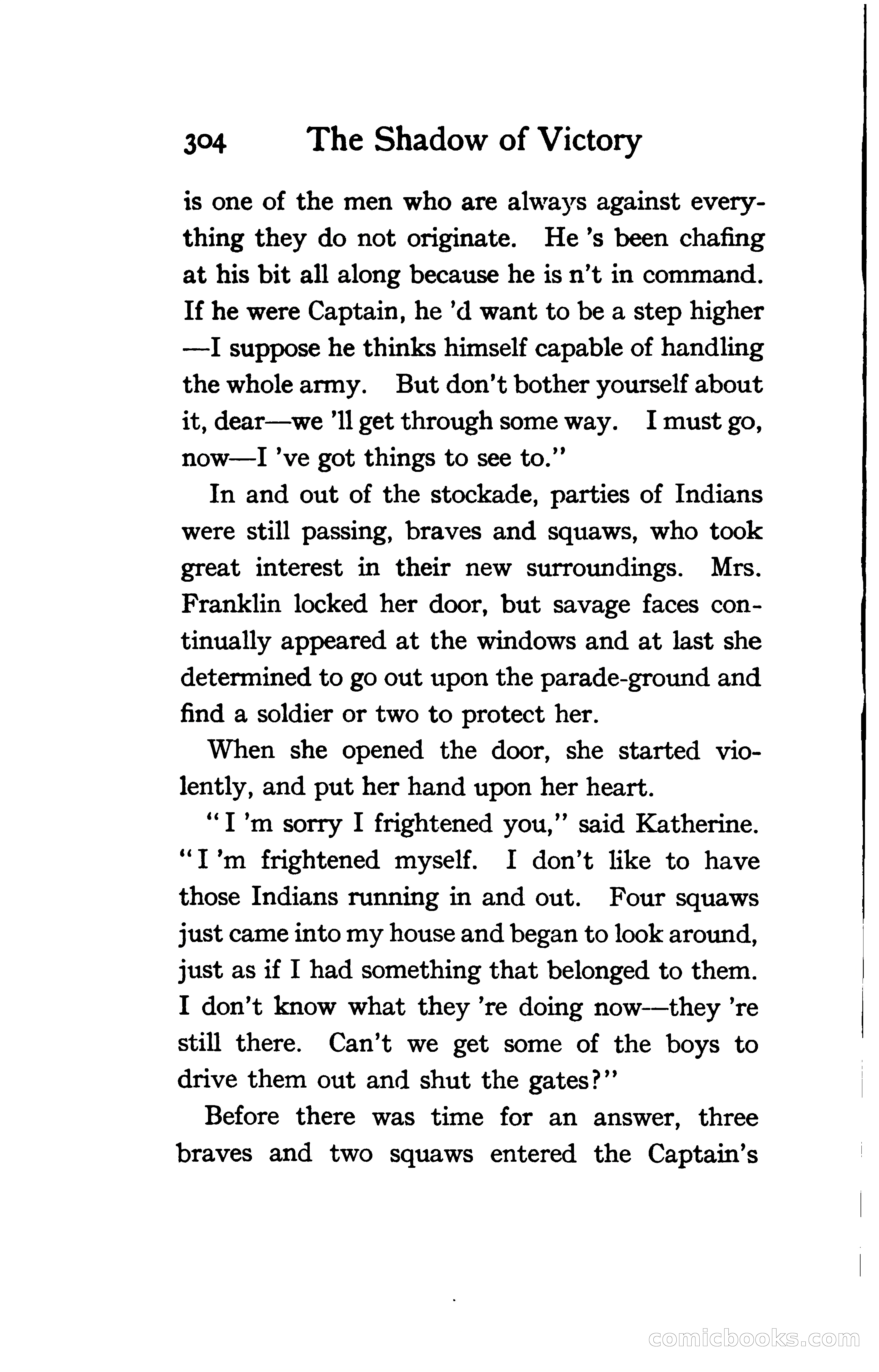 The Shadow of Victory: A Romance of Fort Dearborn — page 323 of 399