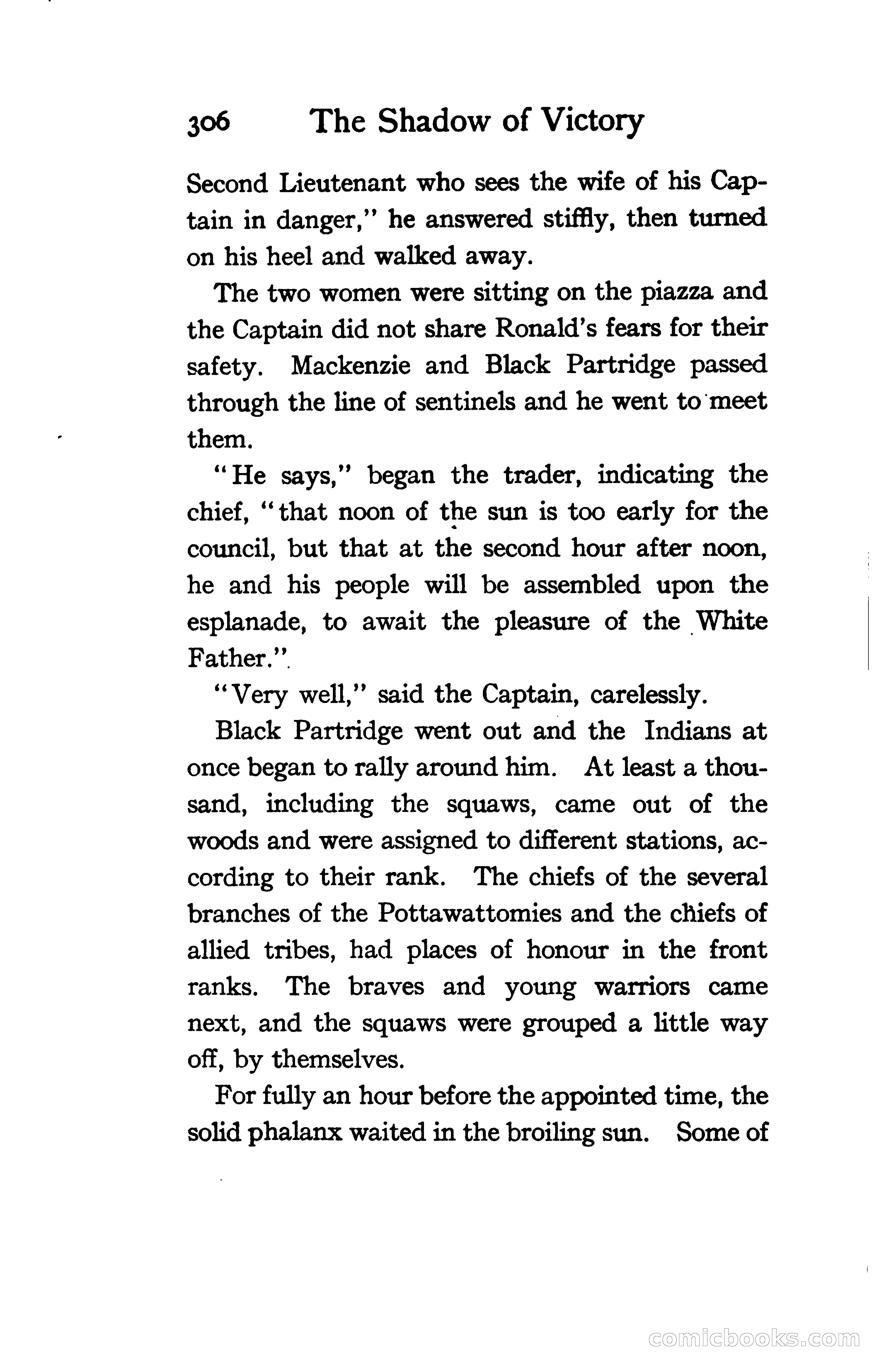 The Shadow of Victory: A Romance of Fort Dearborn — page 325 of 399
