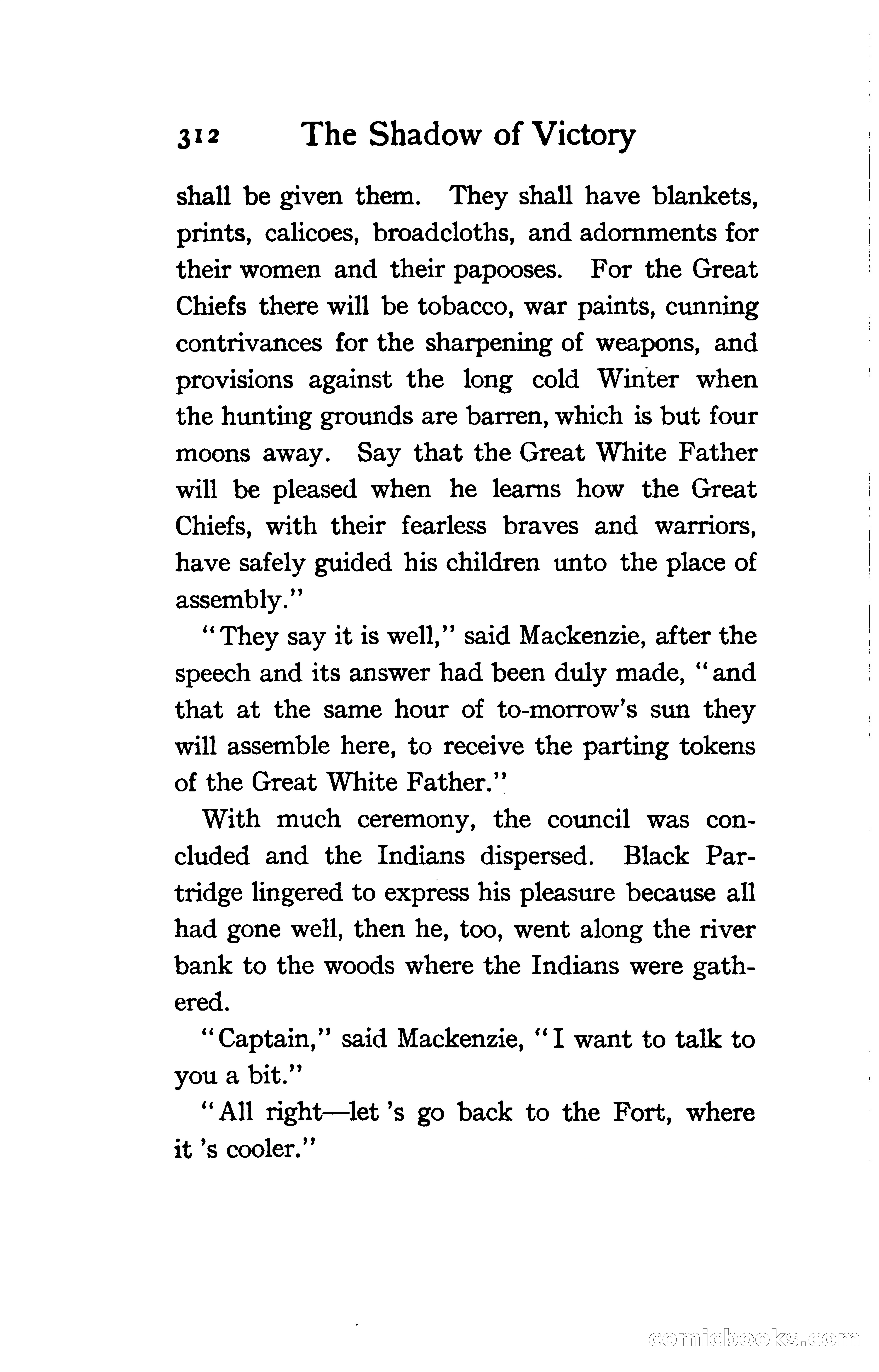 The Shadow of Victory: A Romance of Fort Dearborn — page 331 of 399