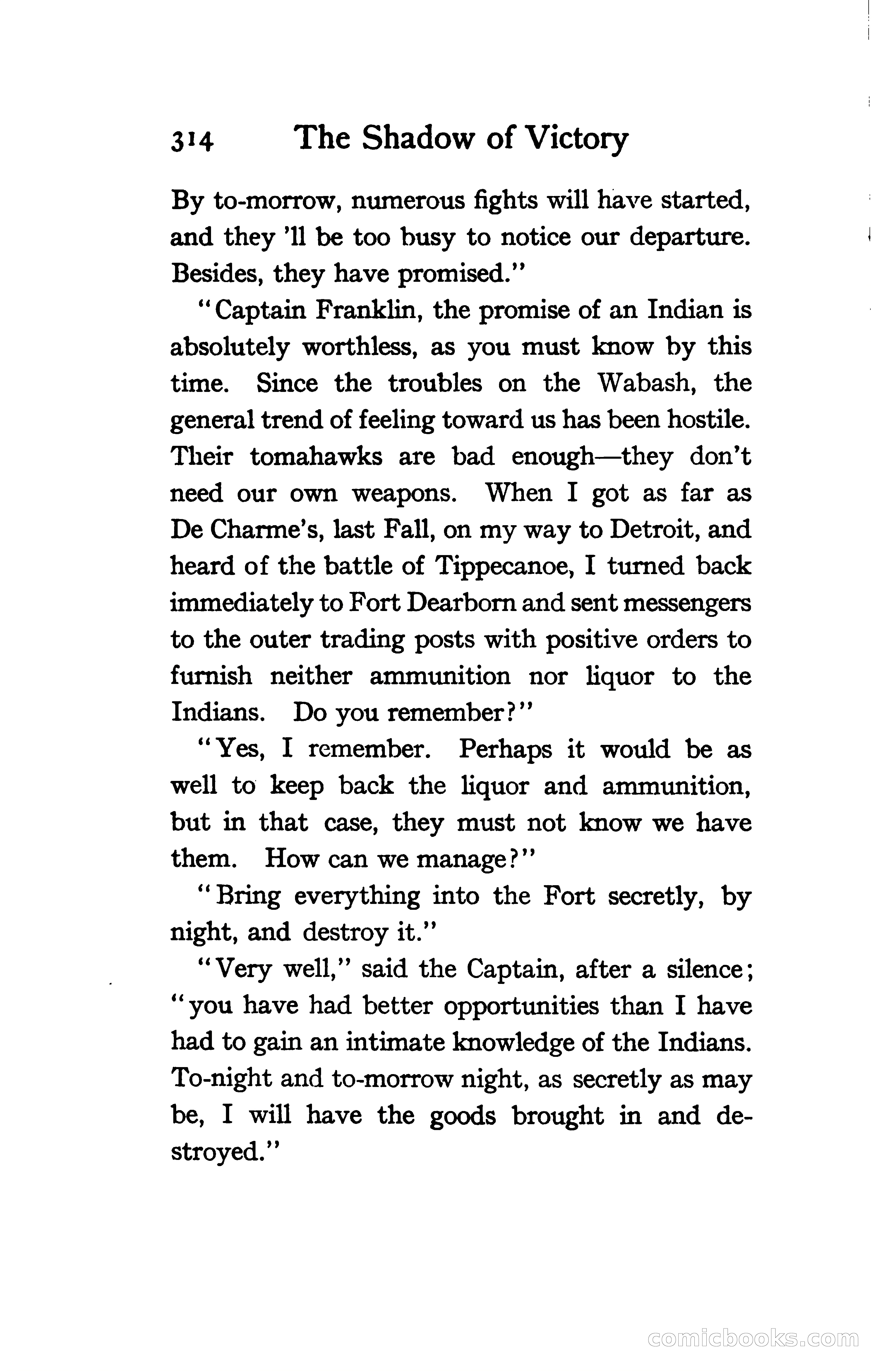 The Shadow of Victory: A Romance of Fort Dearborn — page 333 of 399