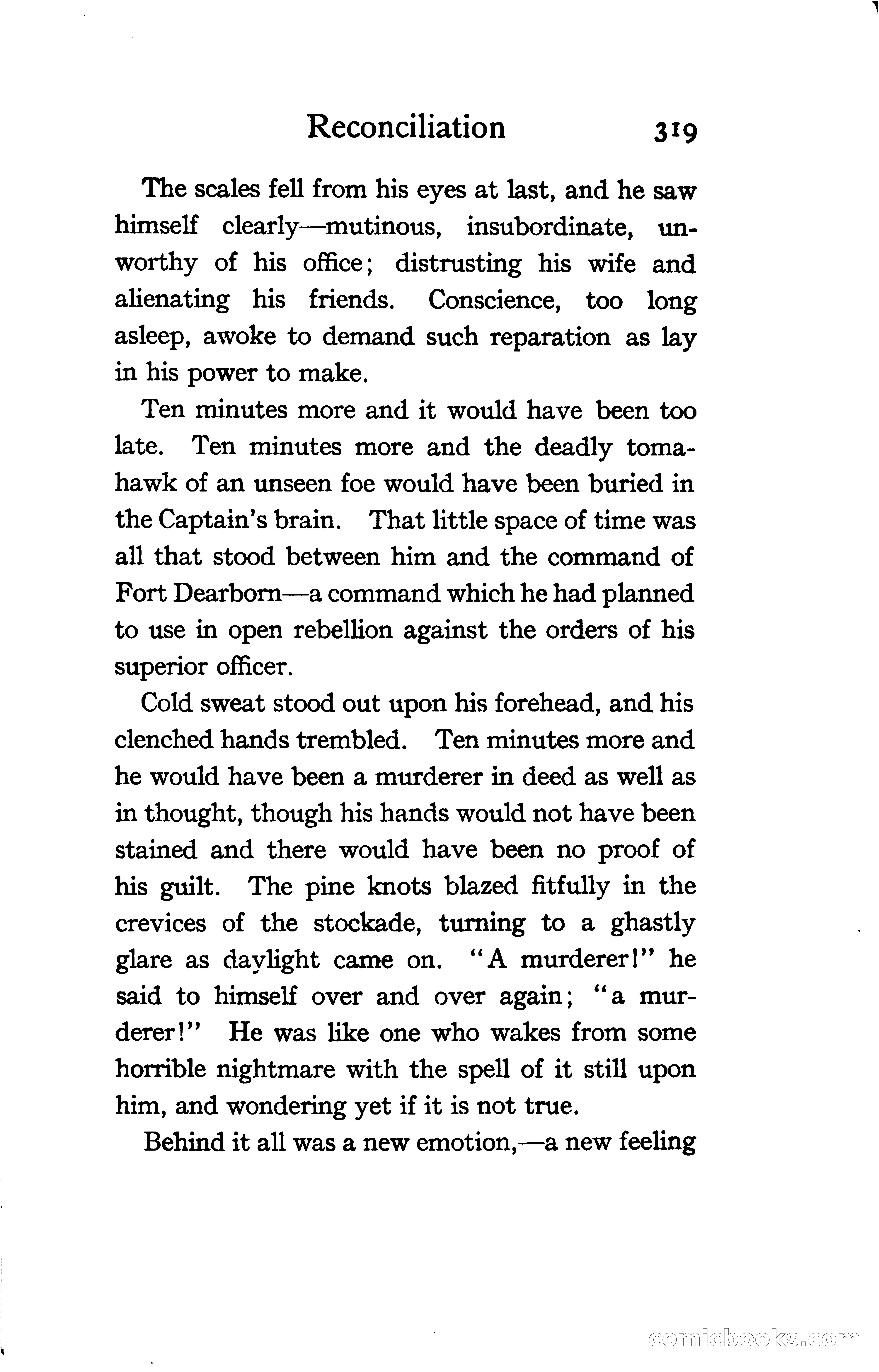 The Shadow of Victory: A Romance of Fort Dearborn — page 338 of 399