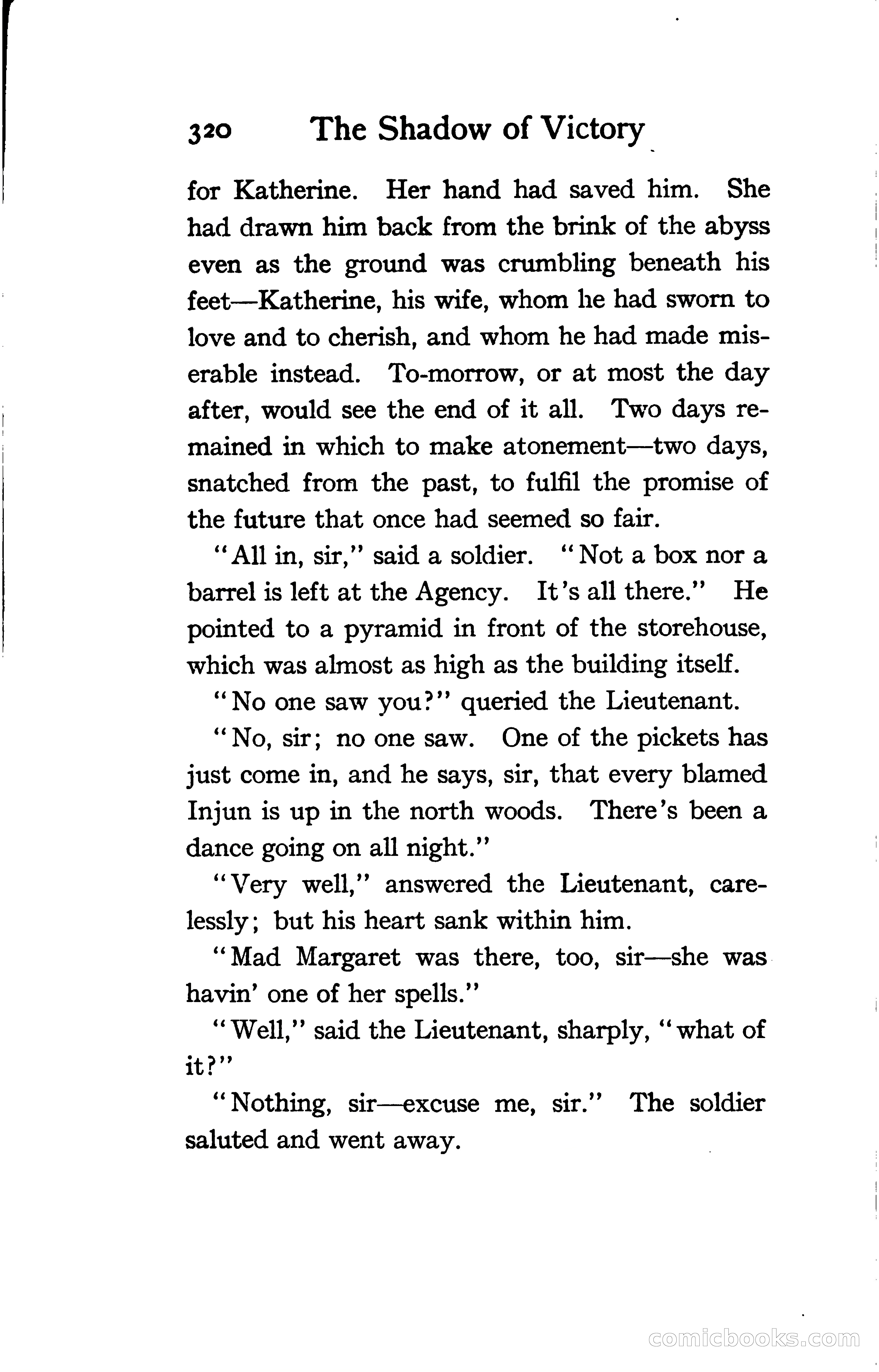 The Shadow of Victory: A Romance of Fort Dearborn — page 339 of 399