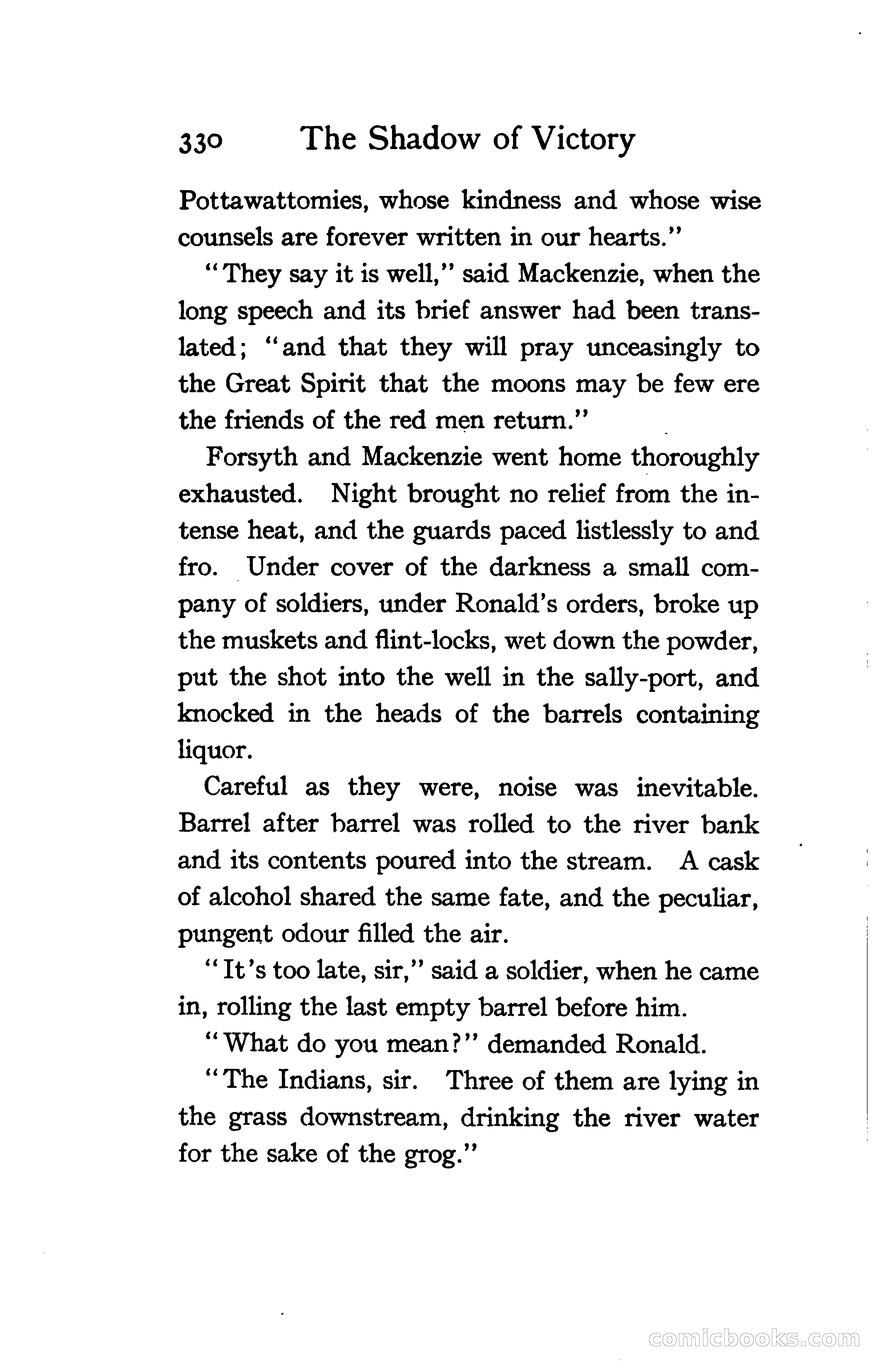 The Shadow of Victory: A Romance of Fort Dearborn — page 349 of 399